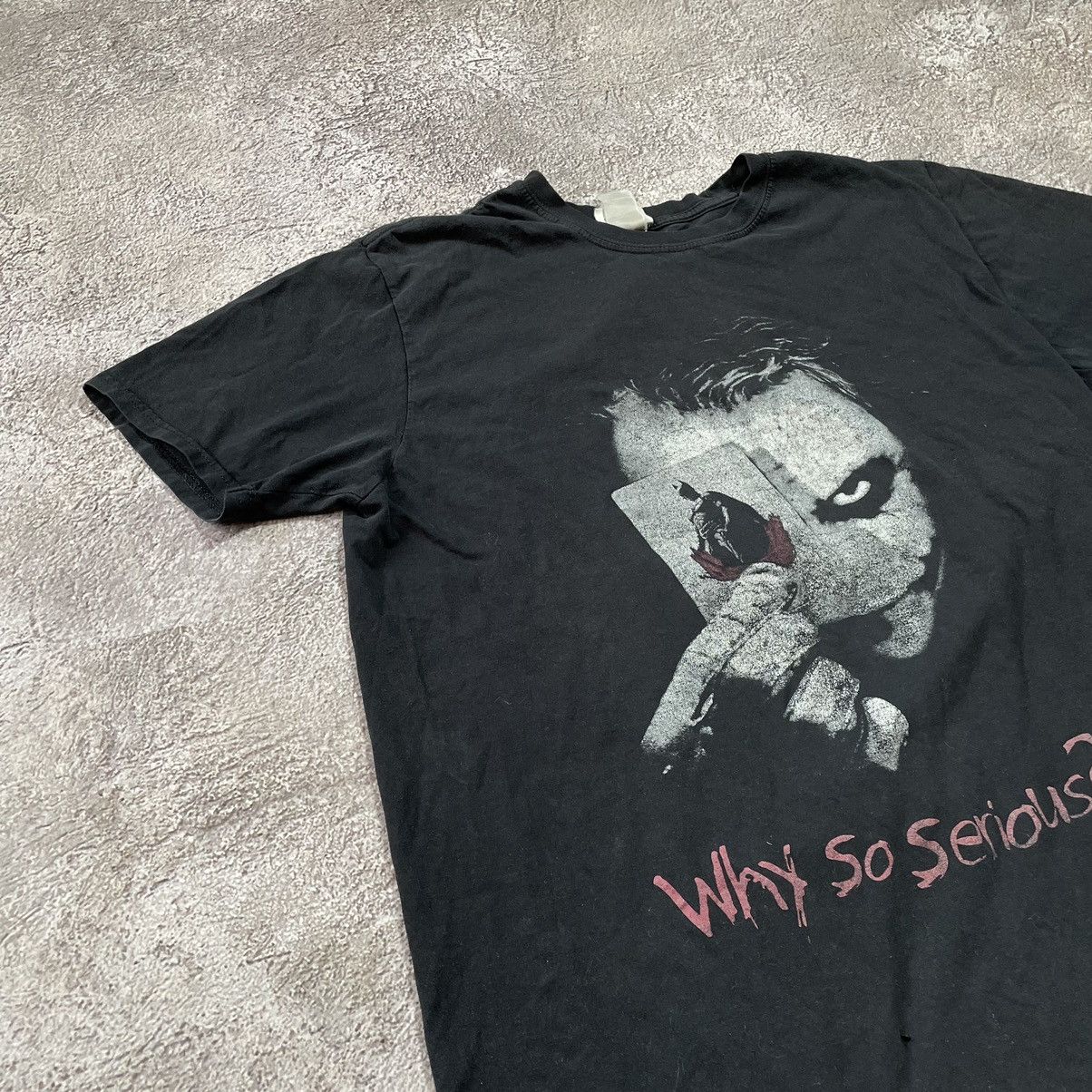Vintage Vintage Y2K Joker Horror Graphic Tee Sun Faded Grunge Slim M Size US M / EU 48-50 / 2 - 3 Thumbnail