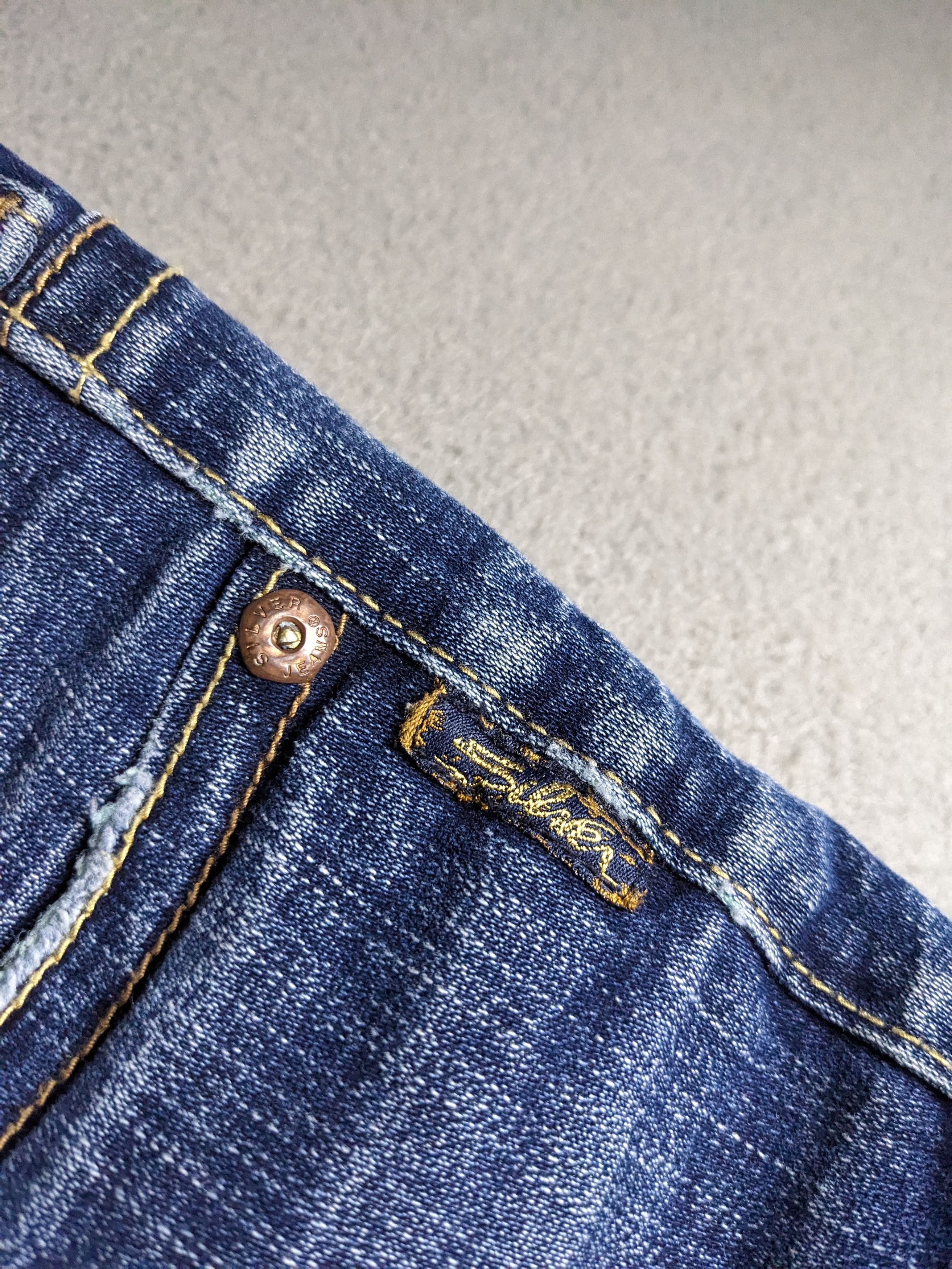 Silver Jeans Co. Silver Jeans Co Suki Bootcut Denim Jeans 32x28 Flare Y2K Size 32" / US 10 / IT 46 - 9 Thumbnail