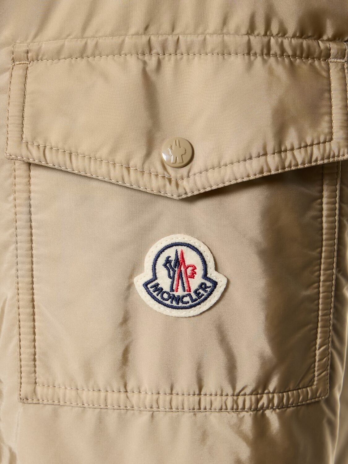 Moncler MONCLER Evettes $1820 Men's Beige Down Jacket New 4 Size US XL / EU 56 / 4 - 2 Thumbnail
