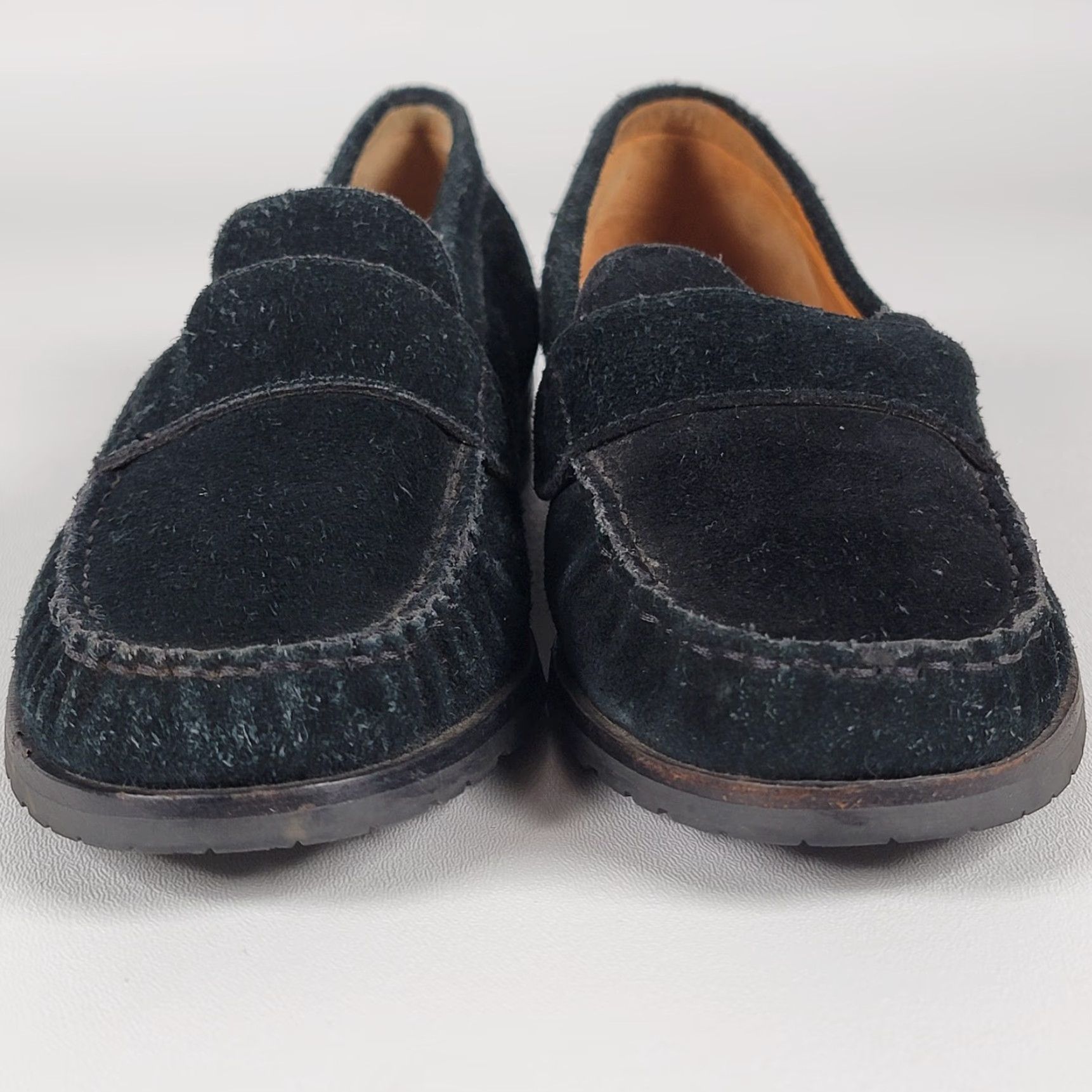 Cole Haan COLE HAAN Air Loafers Womens 6 B Leather Suede Black Slip On Flat Casual Size US 6 / IT 36 - 3 Thumbnail