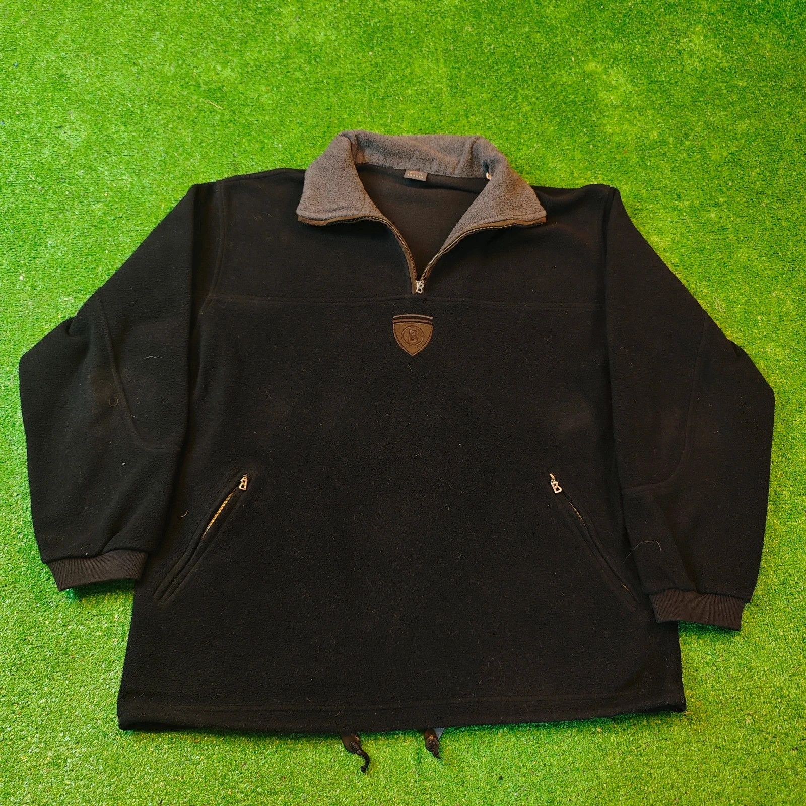 Bogner Vintage Bogner Fleece Sweater Pullover Mens M/L Black 90s Size US L / EU 52-54 / 3 - 1 Thumbnail