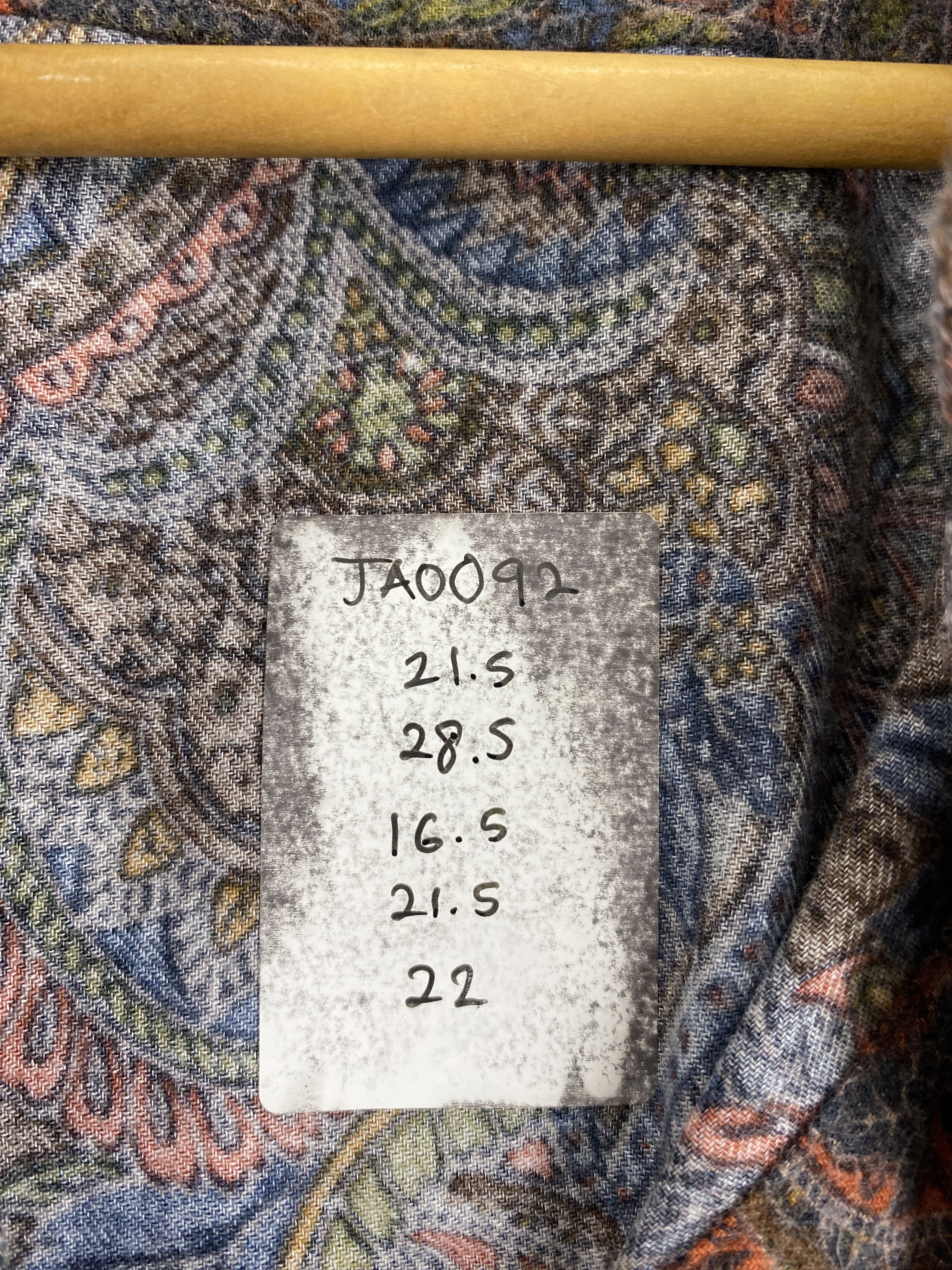 Japanese Brand Vintage Vonsand Paisley Patterned Button Ups Shirt JA0092 Size US L / EU 52-54 / 3 - 13 Thumbnail