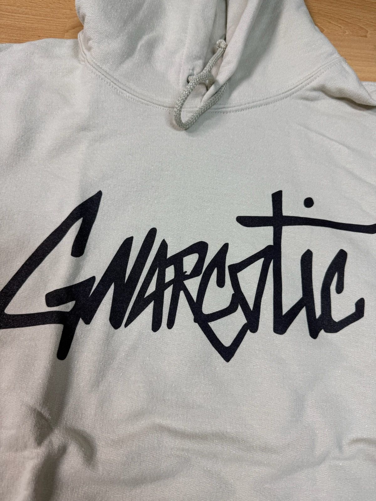 Gnarcotic × Rap Tees Gnarcotic Lil Gnar Logo Hoodie Tan Medium Size US M / EU 48-50 / 2 - 3 Thumbnail