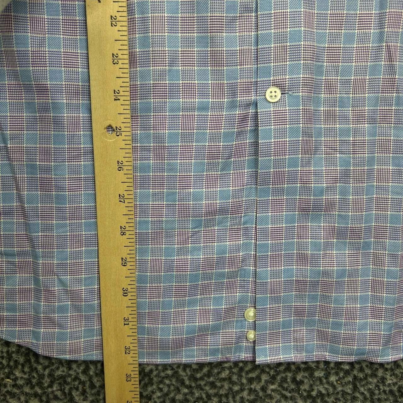 Pronto Uomo Pronto Uomo Button Up Shirt Men 18 Plaid Collared Cotton Size US M / EU 48-50 / 2 - 4 Thumbnail