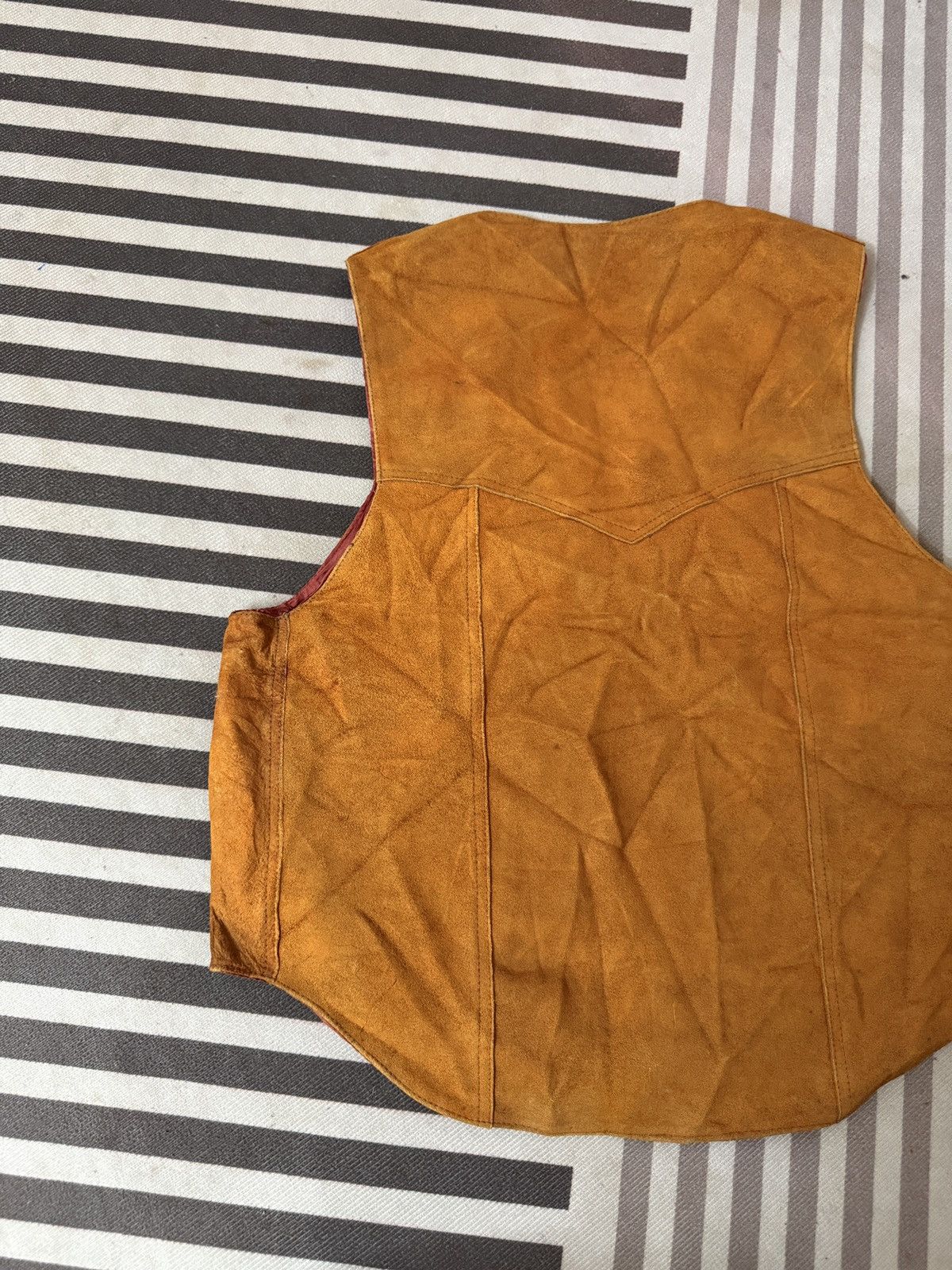Genuine Leather 🔥🔥🔥ARCHIVE VTG STEER SUEDE LEATHER VEST Size US M / EU 48-50 / 2 - 12 Thumbnail