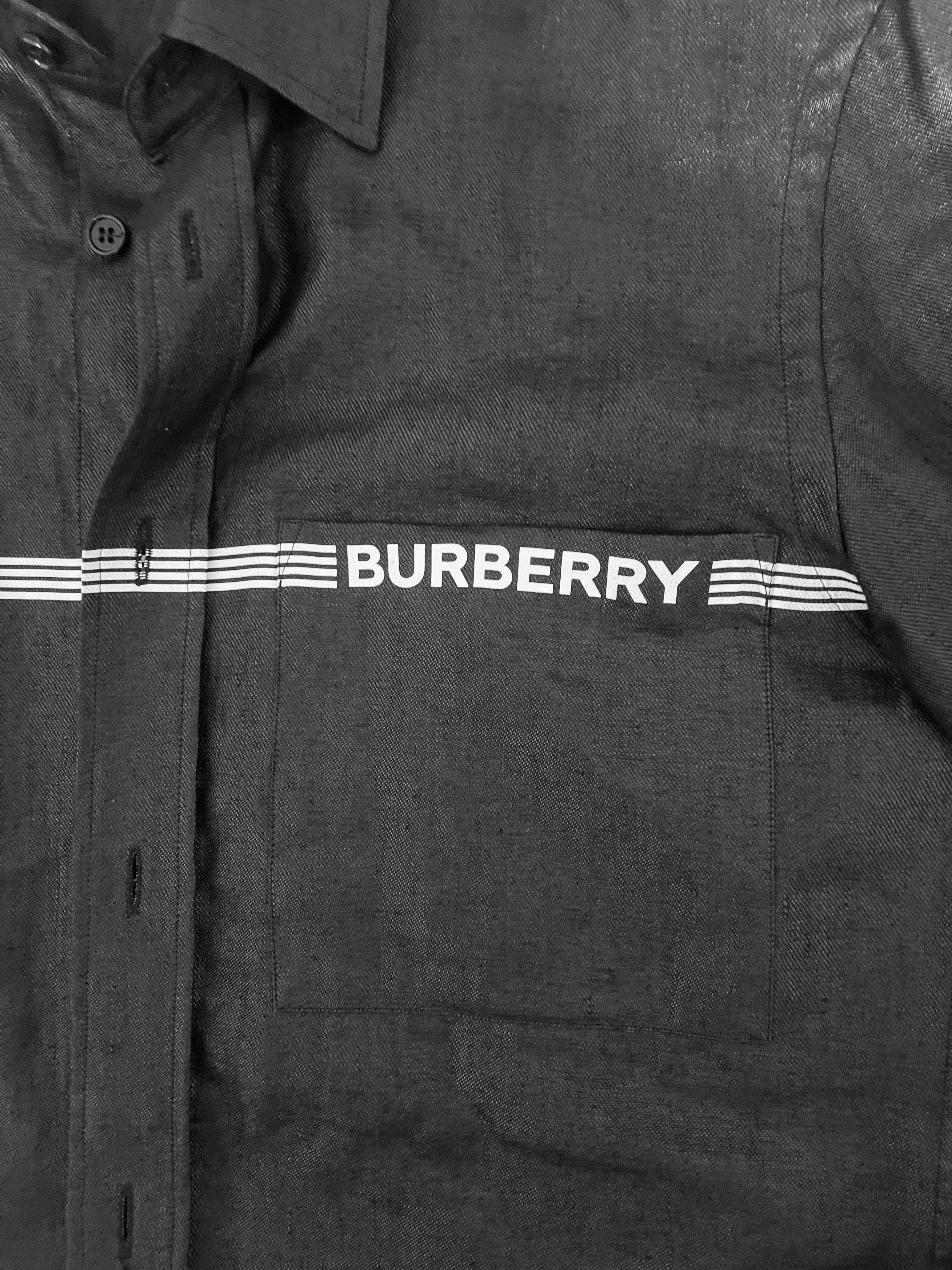Burberry Burberry Men Dress shirt XS black MSRP $600 Size US XS / EU 42 / 0 - 3 Thumbnail