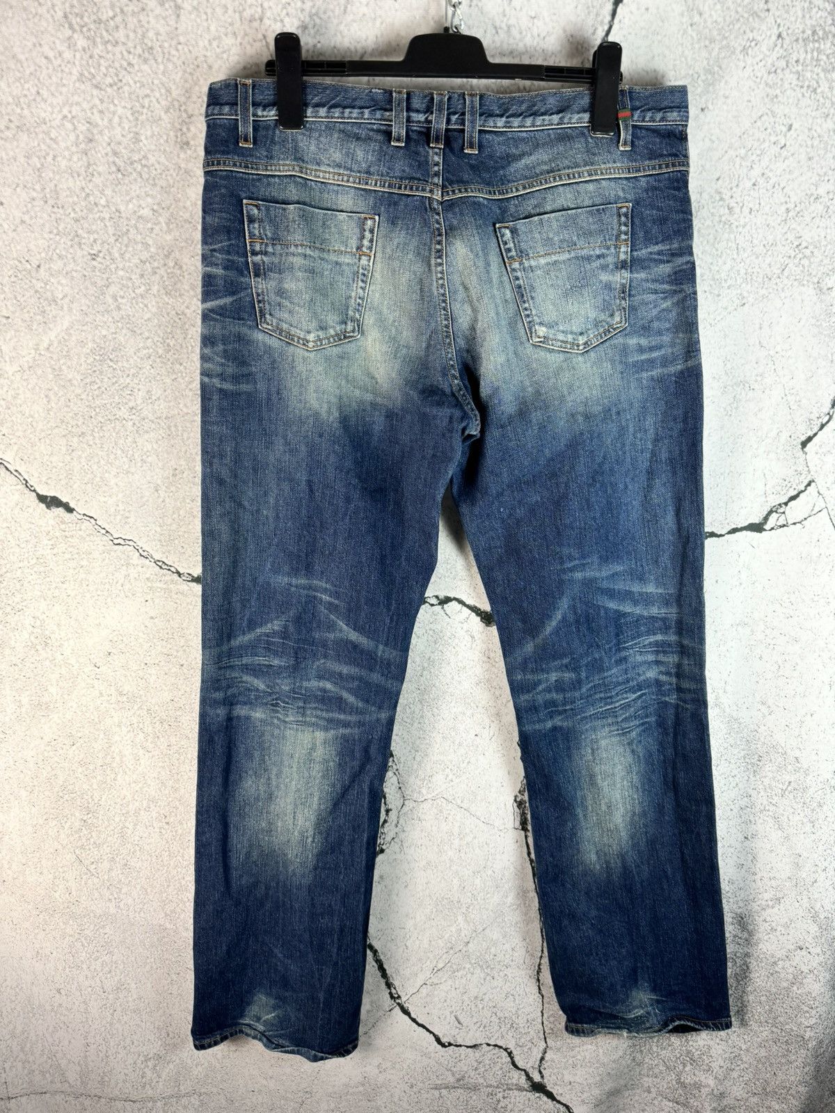 Gucci Gucci By Tom Ford Washed Faded Denim Size US 36 / EU 52 - 2 Thumbnail