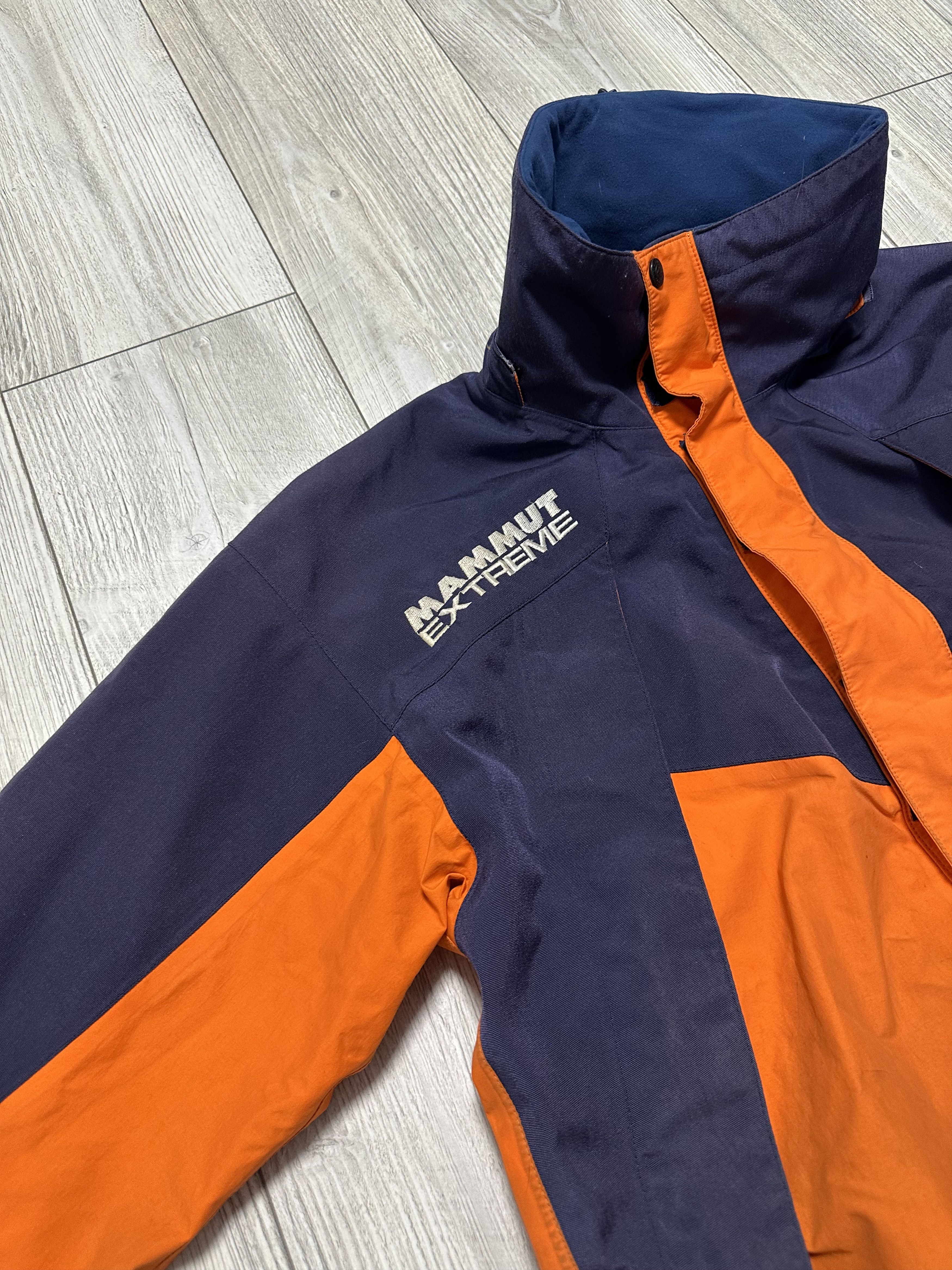 Mammut Mammut Extreme Vintage Orange & Blue Nylon Gore-Tex Jacket Size US L / EU 52-54 / 3 - 2 Thumbnail