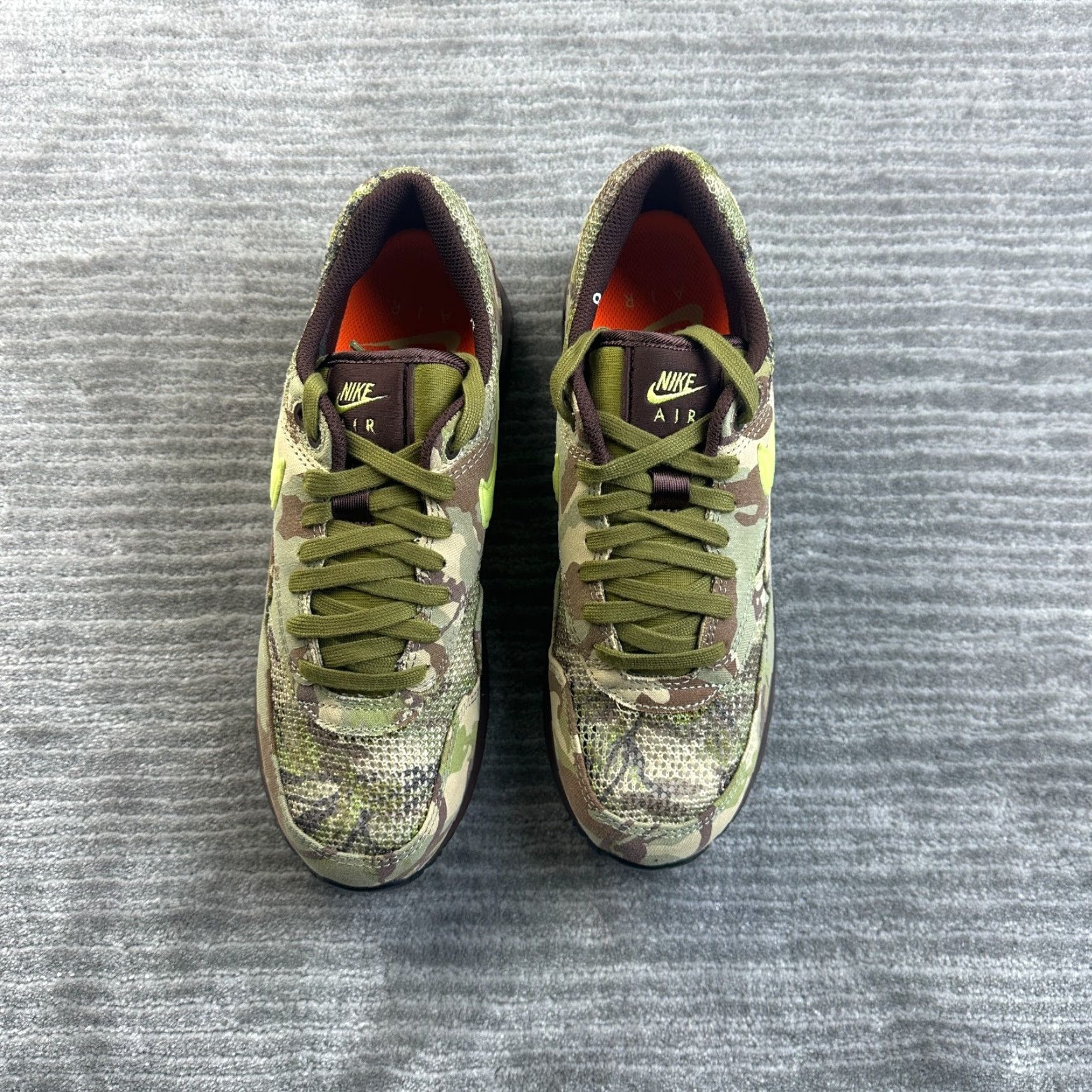 Nike VINTAGE Nike Air Max 1 Big Bubble Camo Mens 8.5 Brown Canvas Nike Air Max Sneaker Mens 8.5 90s? Size US 8 / EU 41 - 3 Thumbnail
