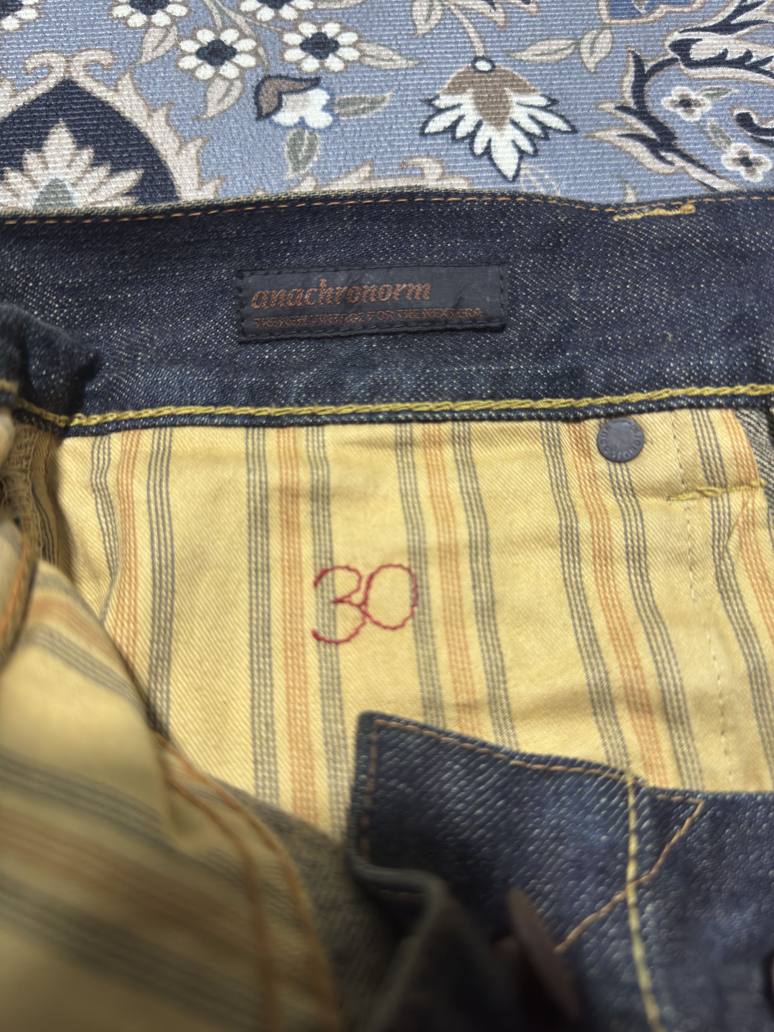 ANACHRONORM × Japanese Brand Anachronorm Rusty The New Vintage Distressed Style Jeans Size US 30 / EU 46 - 15 Thumbnail
