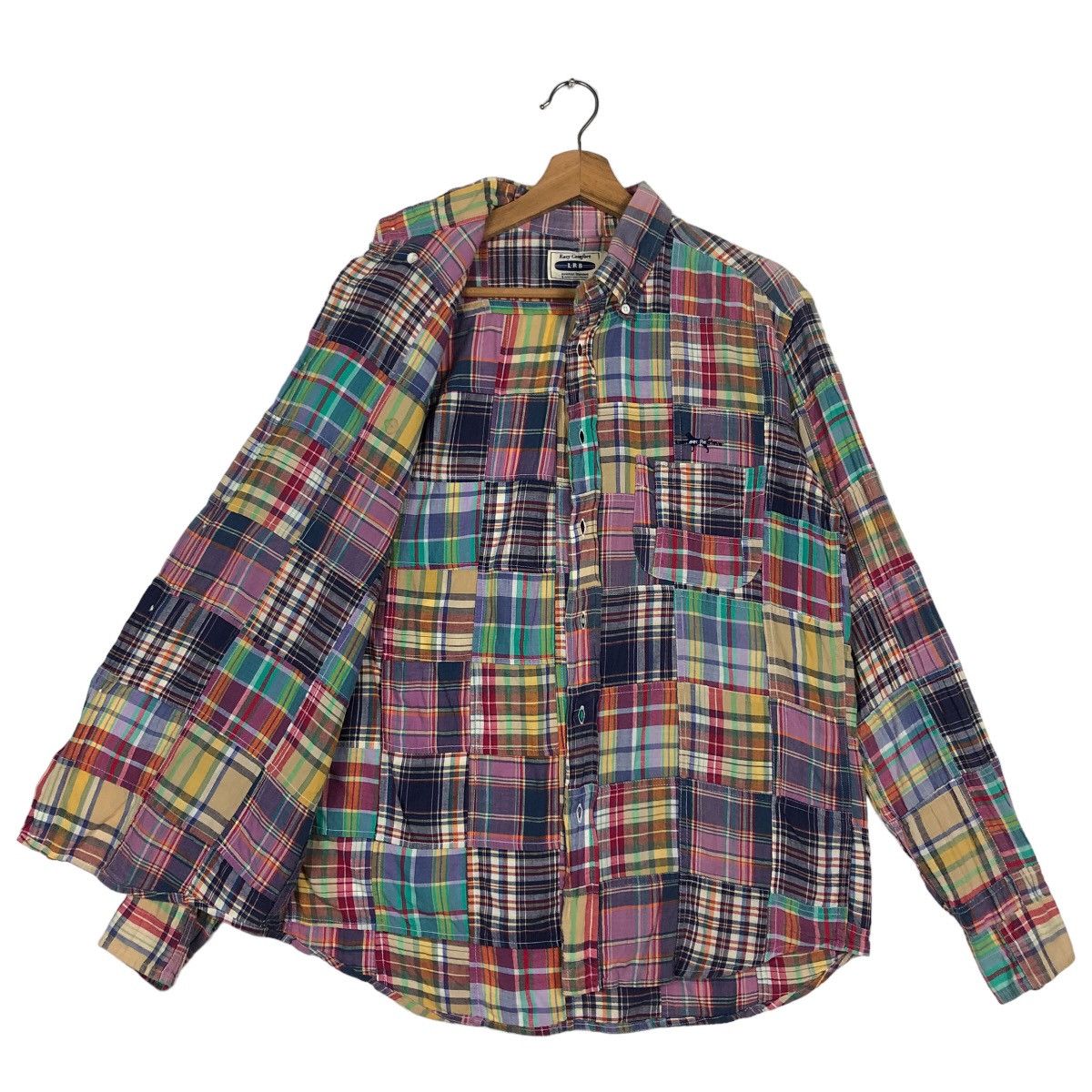 Japanese Brand 🔥Patch Work Tartan Design LRB Japan Issey Miyake Size US L / EU 52-54 / 3 - 9 Thumbnail