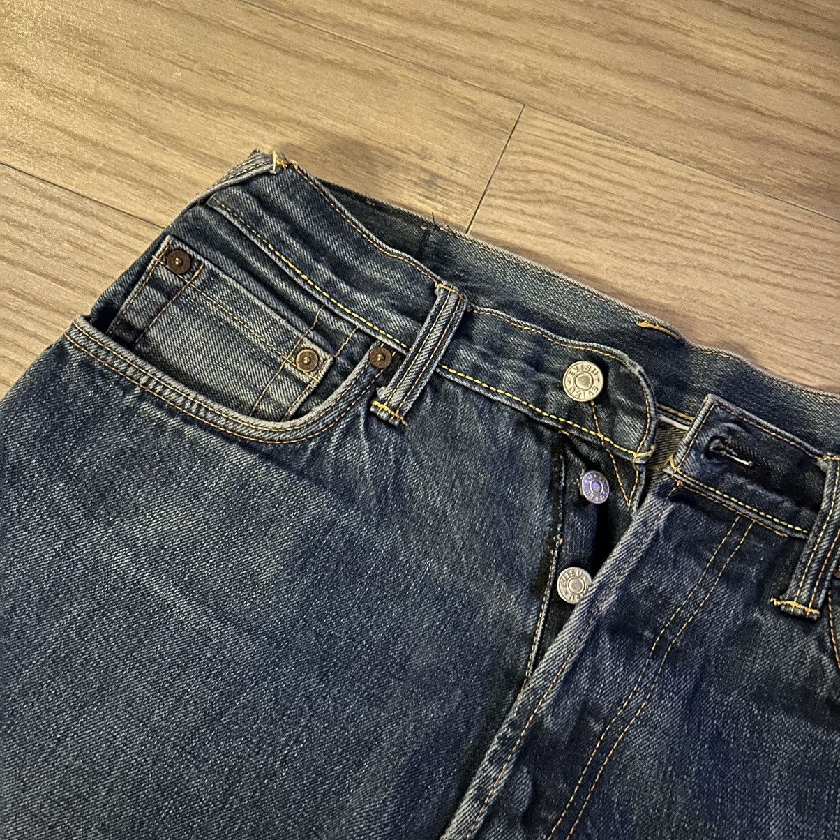 ✨rare! EVISU LARGE PAINTED LOGO DENIM
