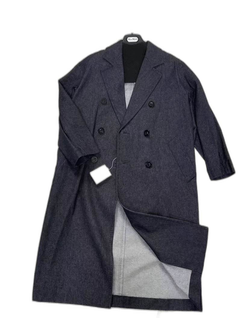 Max Mara Max Mara 101801 Denim Coat Size US M / EU 48-50 / 2 - 1 Thumbnail