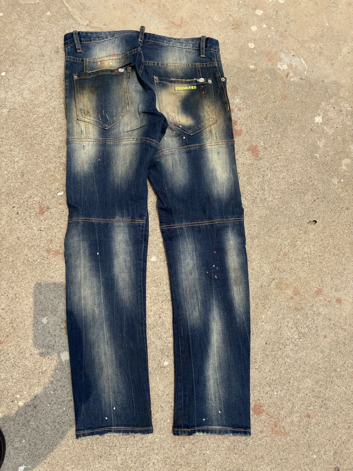 Dsquared2 Vintage DSQUARED2 Paint Splater slim jean Size US 32 / EU 48 - 20 Thumbnail