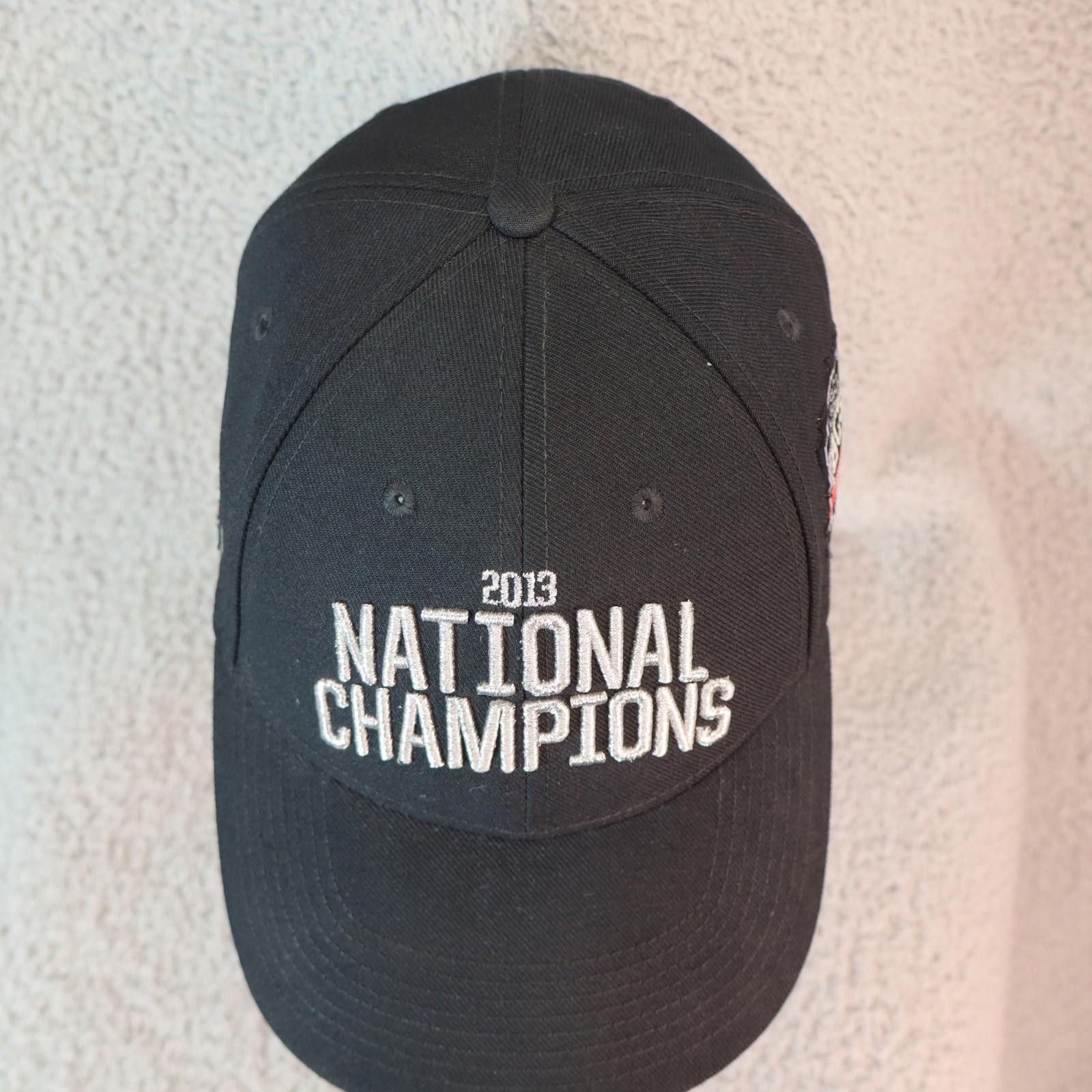Nike Nike FSU Florida State Seminoles 2013 Champions Black Hat Size ONE SIZE - 4 Thumbnail