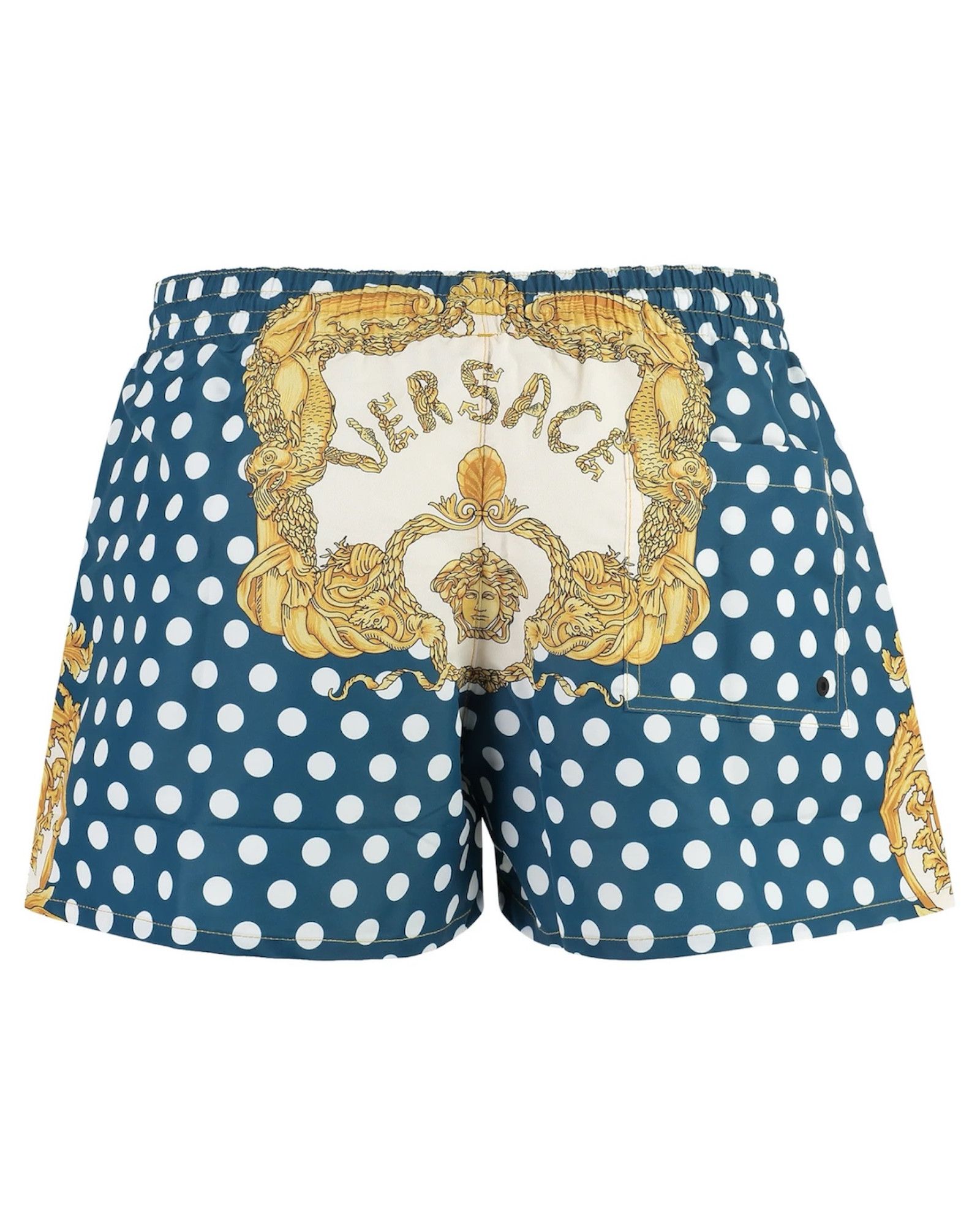 Versace 10025161A07856_5V510 Logo Print Swim Shorts Size US 38 / EU 54 - 2 Thumbnail
