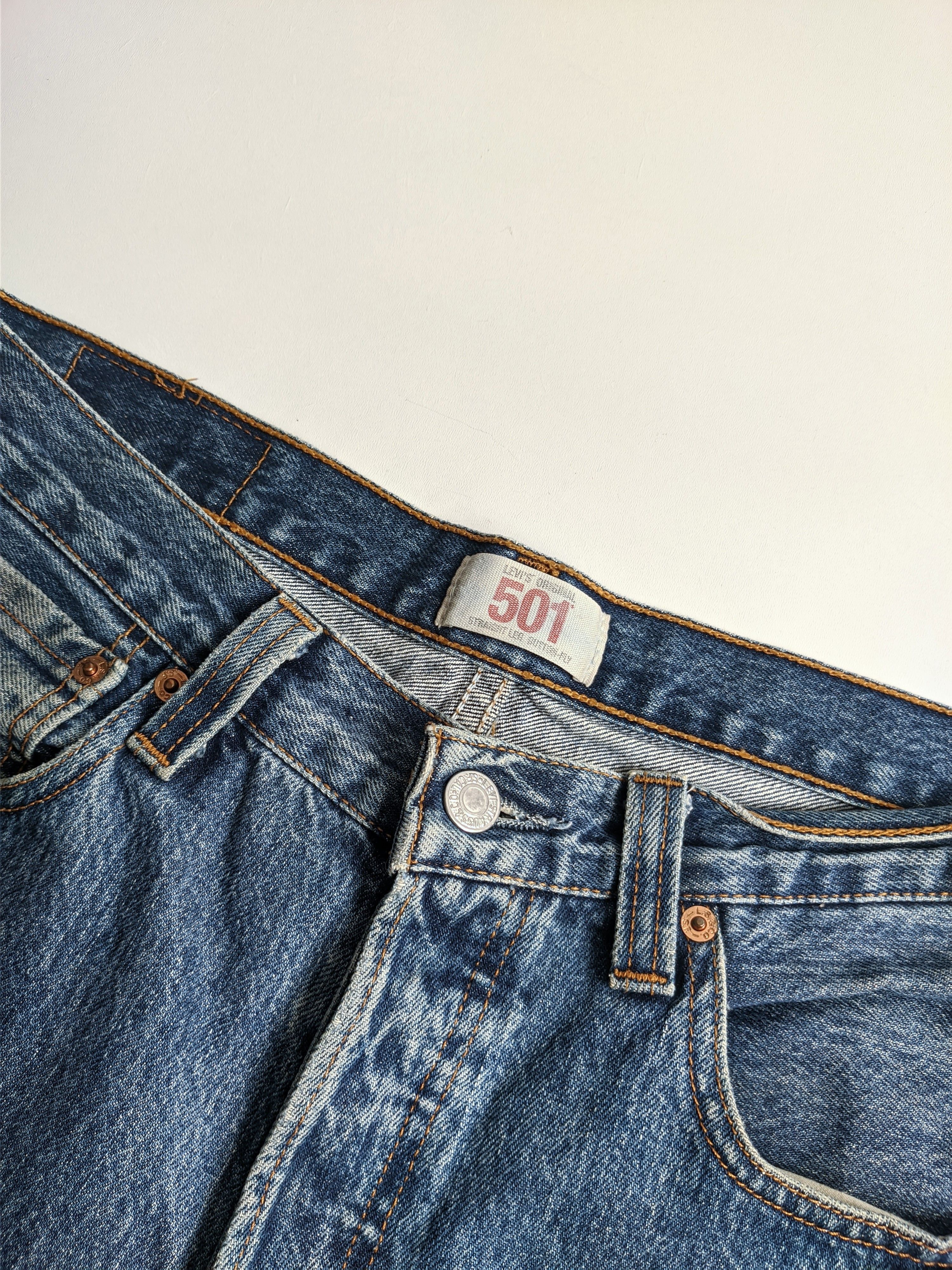 Levi's Vintage levis 501 jeans 90s denim blue Size US 30 / EU 46 - 5 Thumbnail