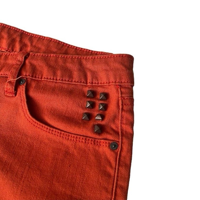 Mossimo Mossimo orange rust denim cutoff shorts 90s vibe Size 34" / US 12 / IT 48 - 2 Thumbnail