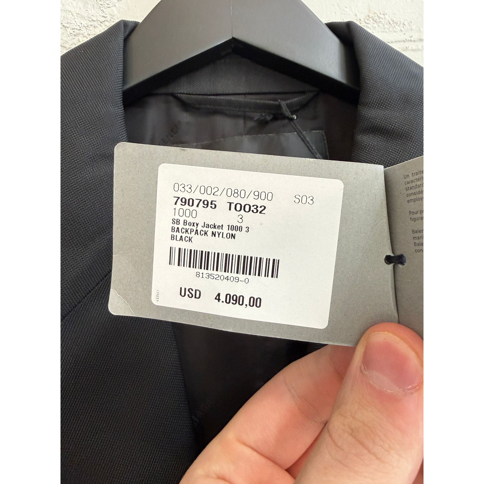 Balenciaga $4k Balenciaga 2024 Backpack Nylon Boxy Jacket Size US L / EU 52-54 / 3 - 4 Thumbnail
