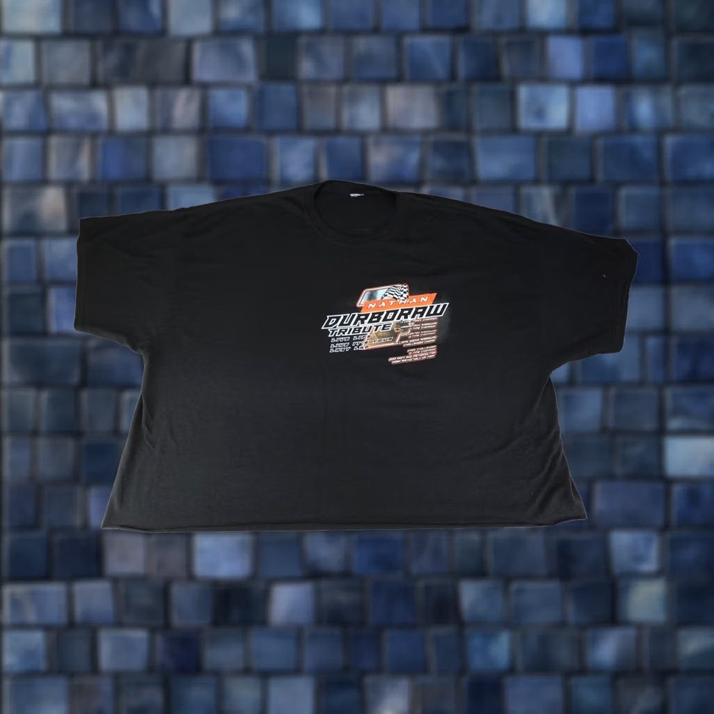 Gildan VINTAGE Racing Shirt Mens 3XL Black Cropped Nathan Durboraw Tribute Hagerstown Speedway Size US XXL / EU 58 / 5 - 1 Thumbnail