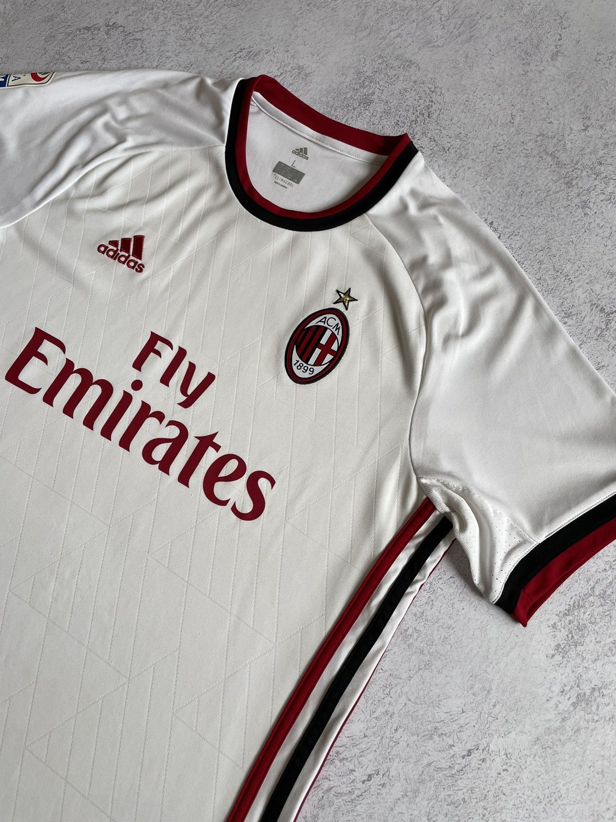 Puma Adidas AC Milan 2017/2018 Away Soccer Jersey L Size US L / EU 52-54 / 3 - 2 Thumbnail