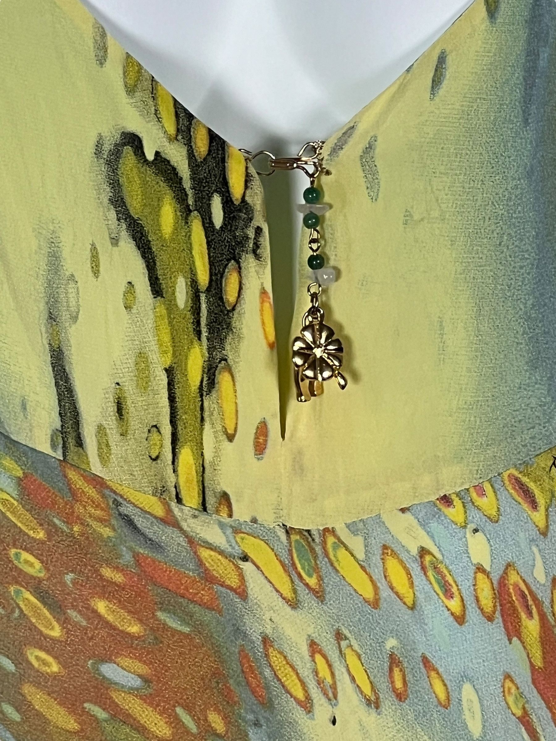 Roberto Cavalli Roberto Cavalli 1990s Parrot & Jungle Dress Size L / US 10 / IT 46 - 5 Thumbnail