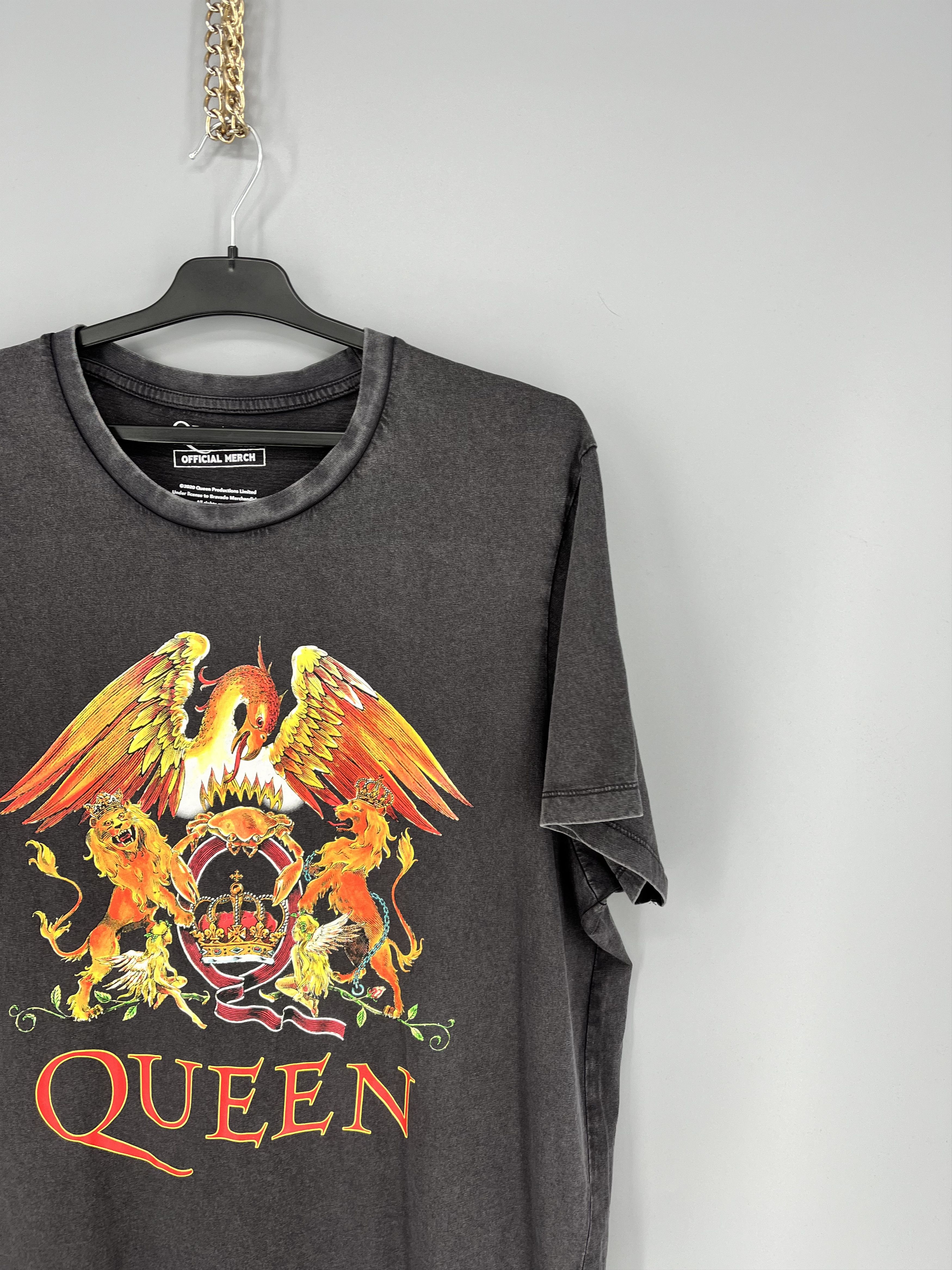 Band Tees Mens Vintage QUEEN T Shirt Rock Band Tee Size US L / EU 52-54 / 3 - 5 Thumbnail