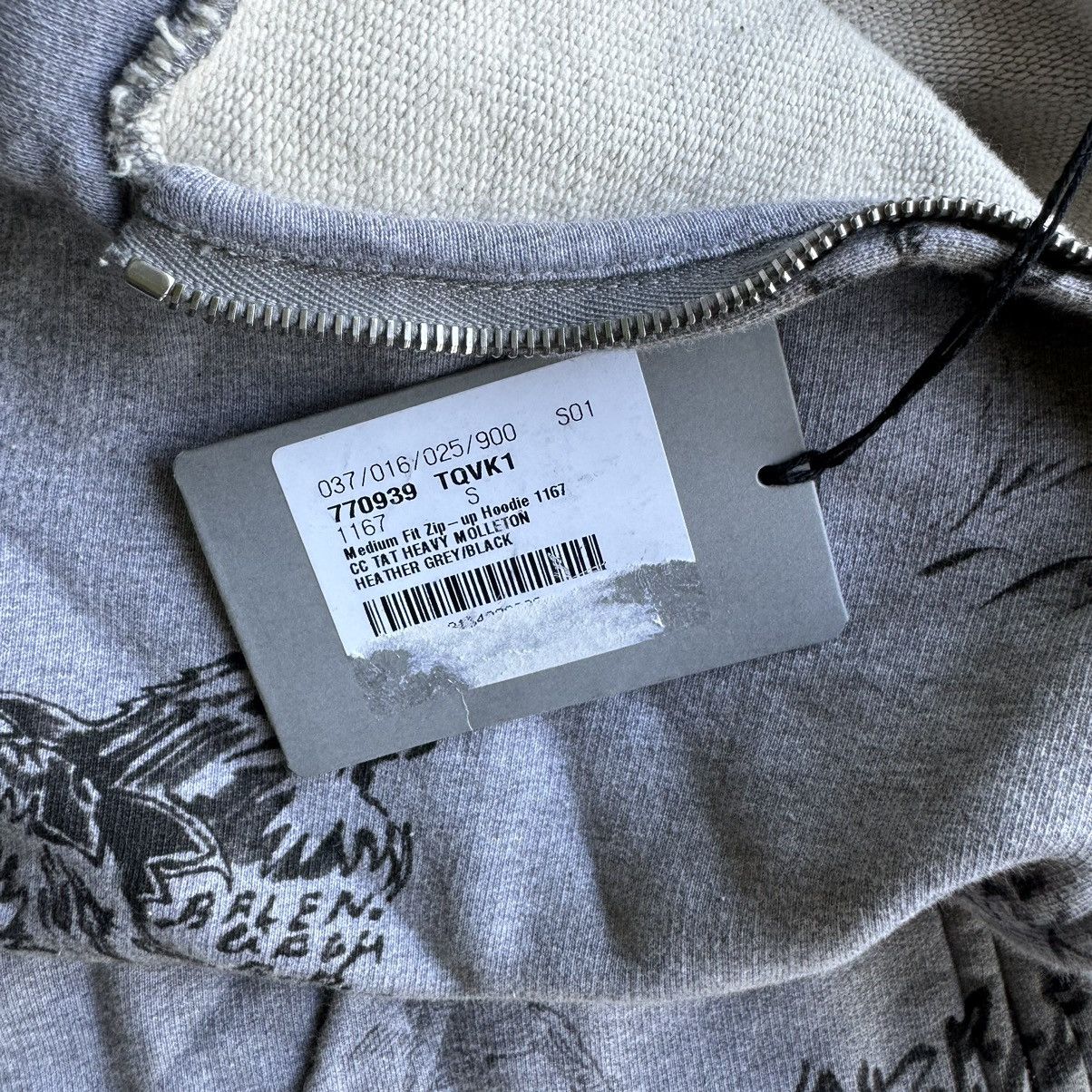 Balenciaga Balenciaga Tattoo Zip Up Grey Size US S / EU 44-46 / 1 - 10 Thumbnail