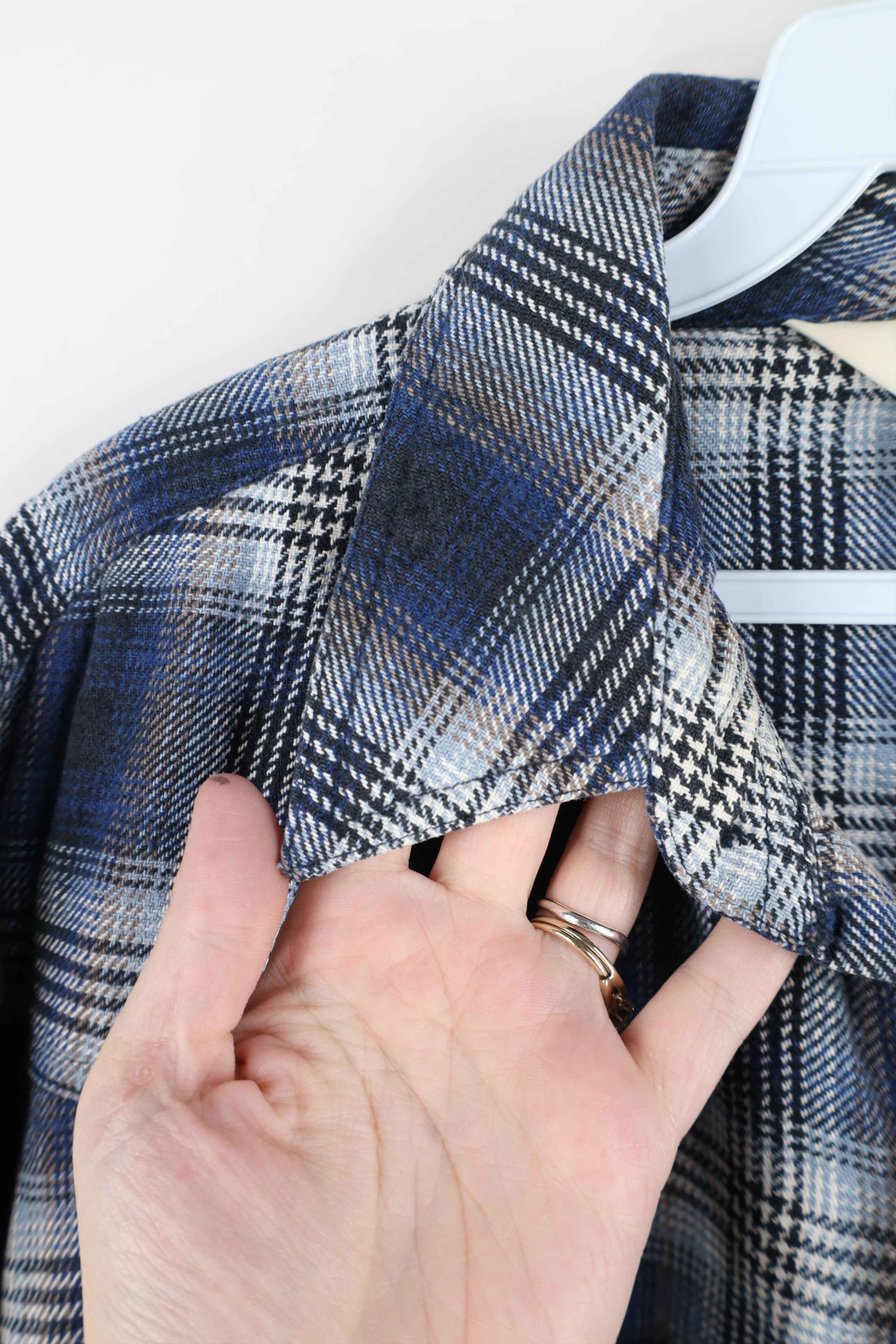 Vintage Vintage 90s Streetwear Flannel Western Snap Button Shirt Size US XXL / EU 58 / 5 - 8 Thumbnail