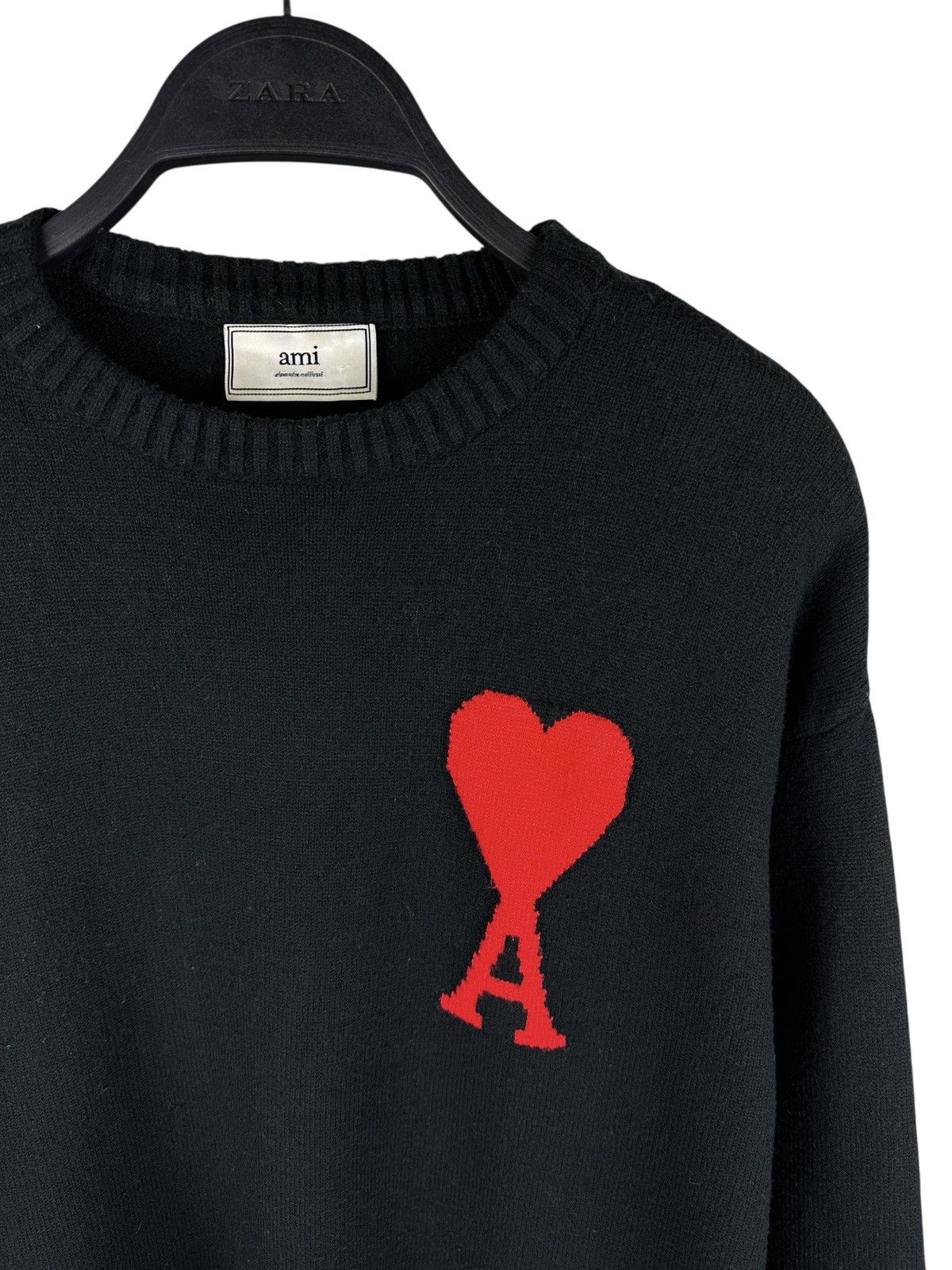 AMI ❤️ AMI Alexandre Mattiussi Wool Sweater Size M / US 6-8 / IT 42-44 - 3 Thumbnail