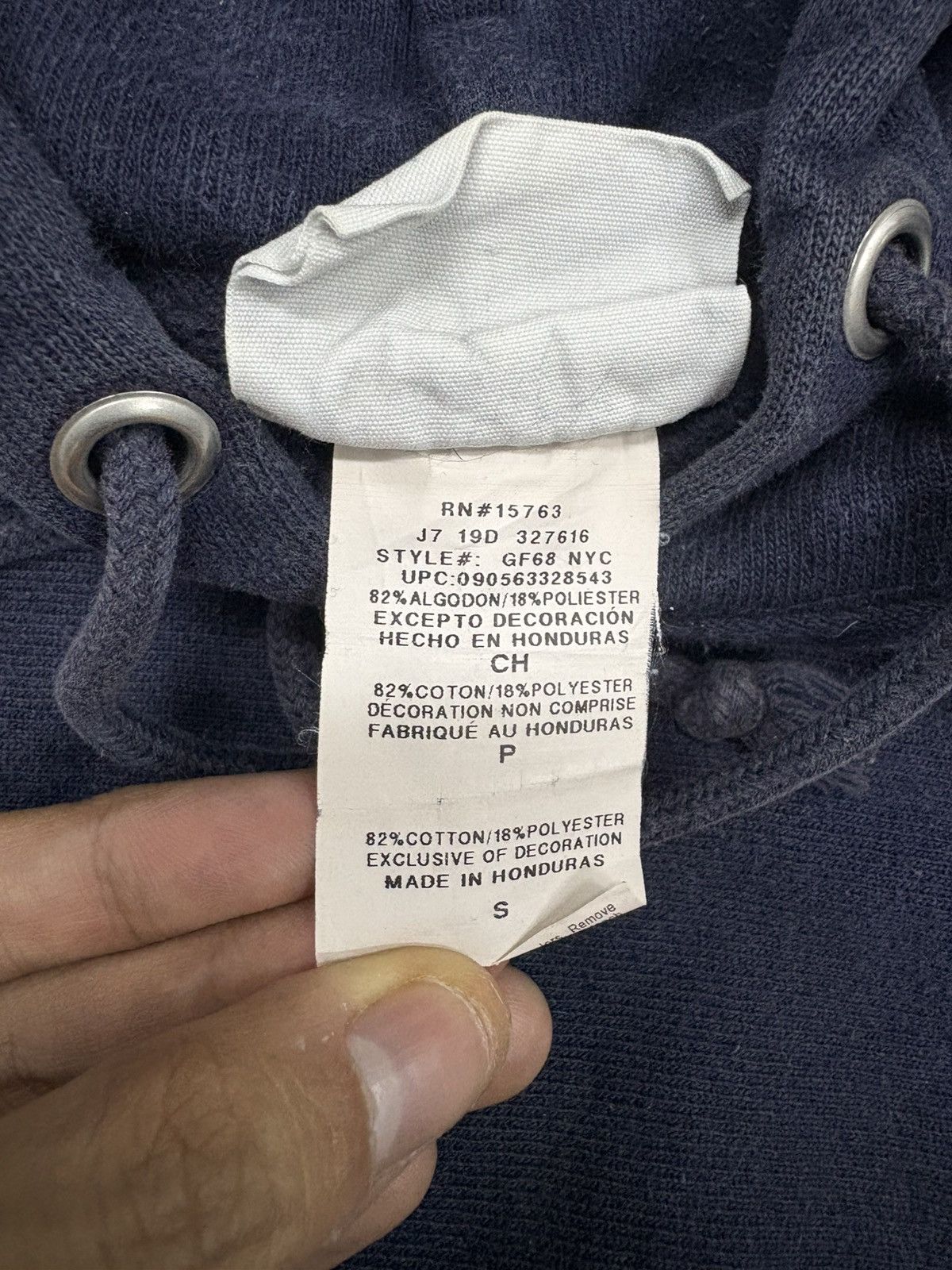 Champion Rare Champion Reverse Weave Navy Hoodie Fairly Faded Size US S / EU 44-46 / 1 - 8 Thumbnail