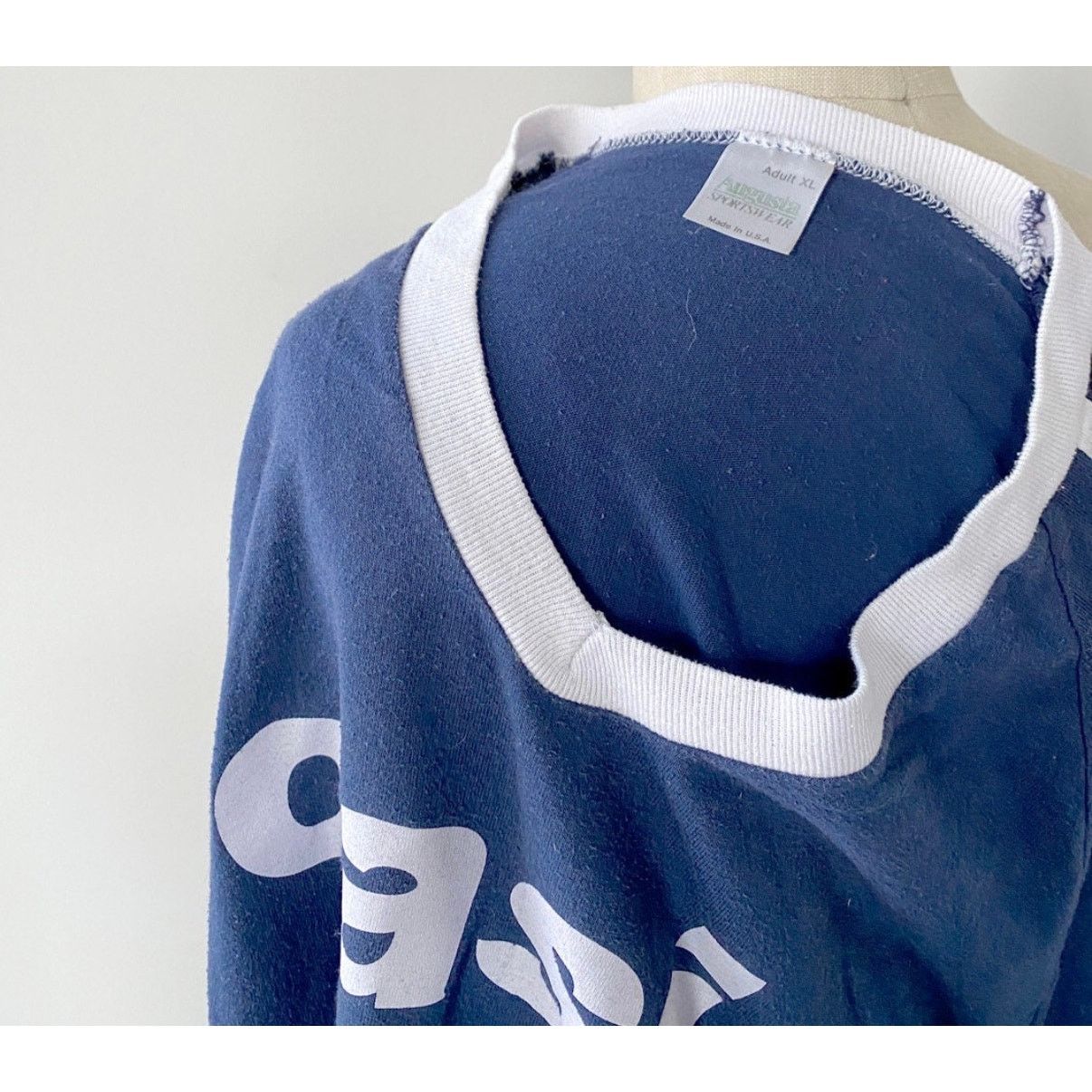 Vintage Authentic Vintage Soccer-Style 90s OASIS Ringer tee sz XL Size US XL / EU 56 / 4 - 6 Thumbnail