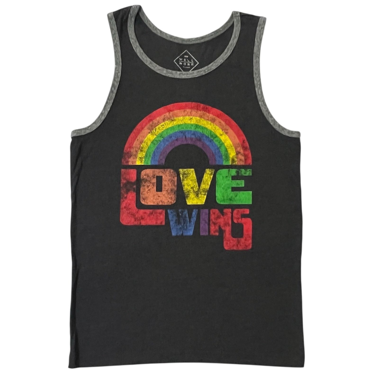 Other Love Wins Rainbow Pride Contrasting Trim Tank Top Size US XS / EU 42 / 0 - 5 Thumbnail