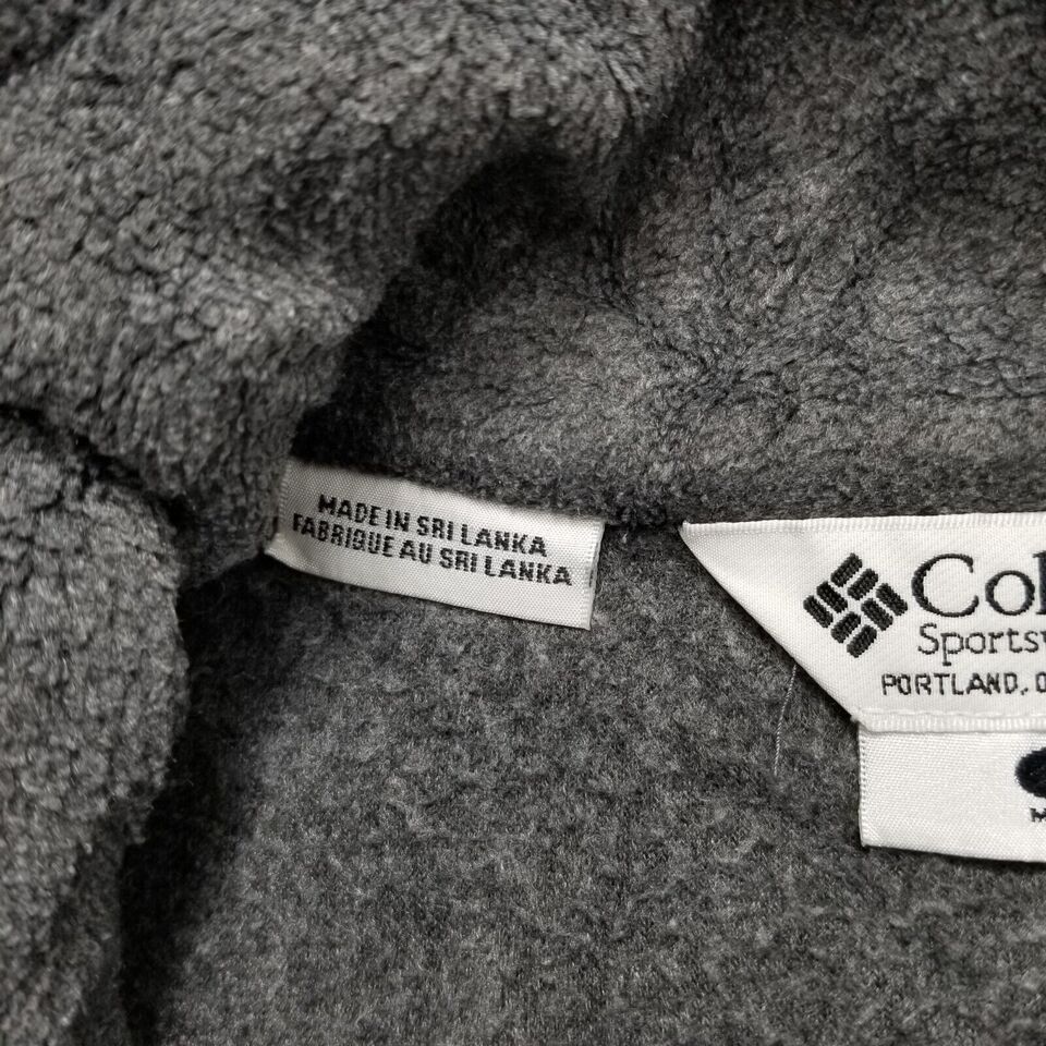 Columbia Columbia Fleece Jacket Mens Large Gray Pockets Full Zip Size US L / EU 52-54 / 3 - 3 Thumbnail