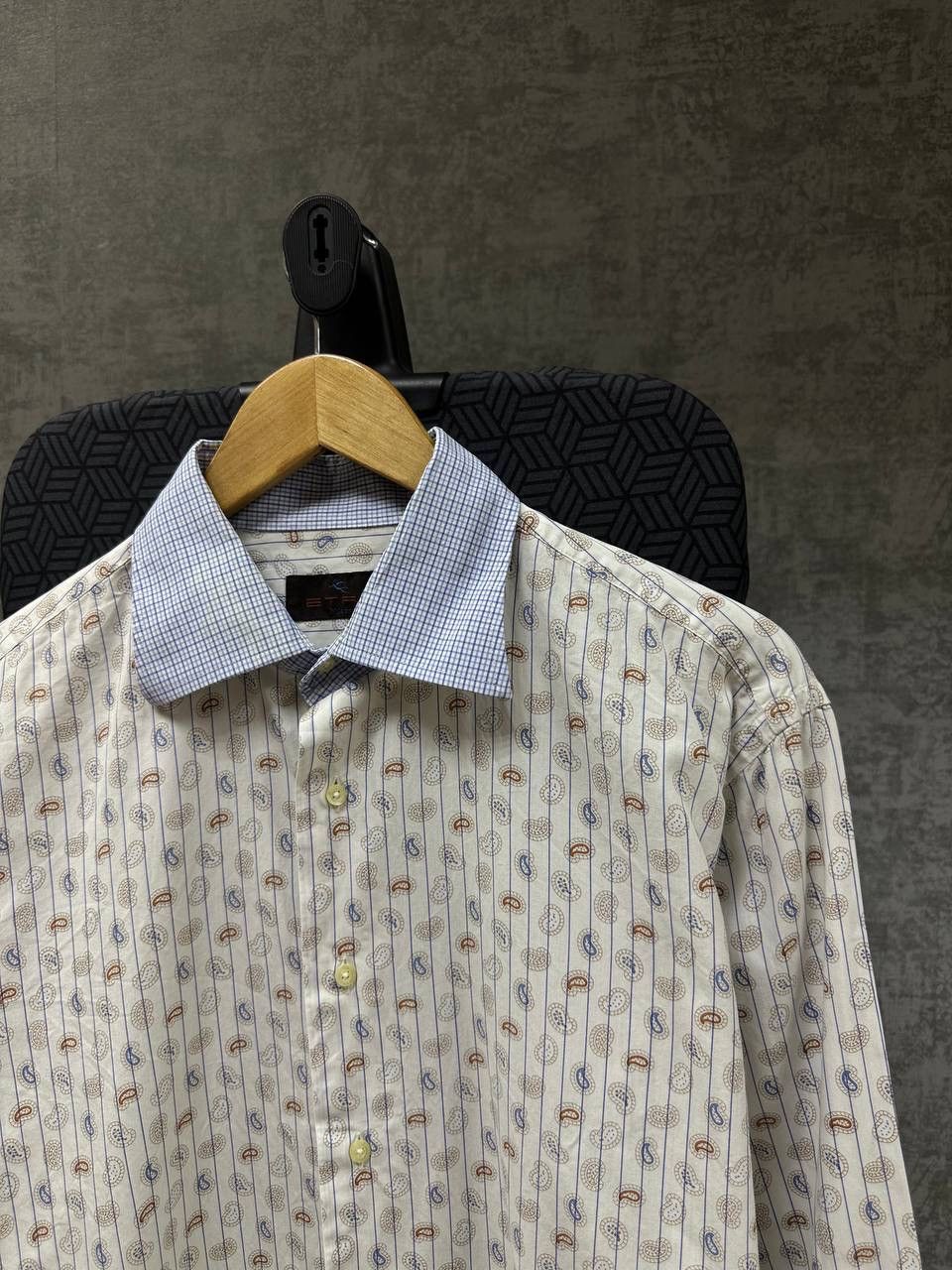 Etro × Vintage Vintage Etro White Men’s Shirt Size US L / EU 52-54 / 3 - 9 Thumbnail