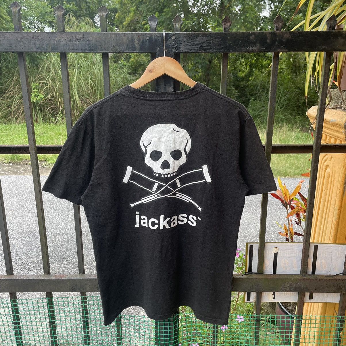 Mtv 🔥🔥Jackass MTV TV Show Skull Promo Crew Tee Size US L / EU 52-54 / 3 - 1 Thumbnail