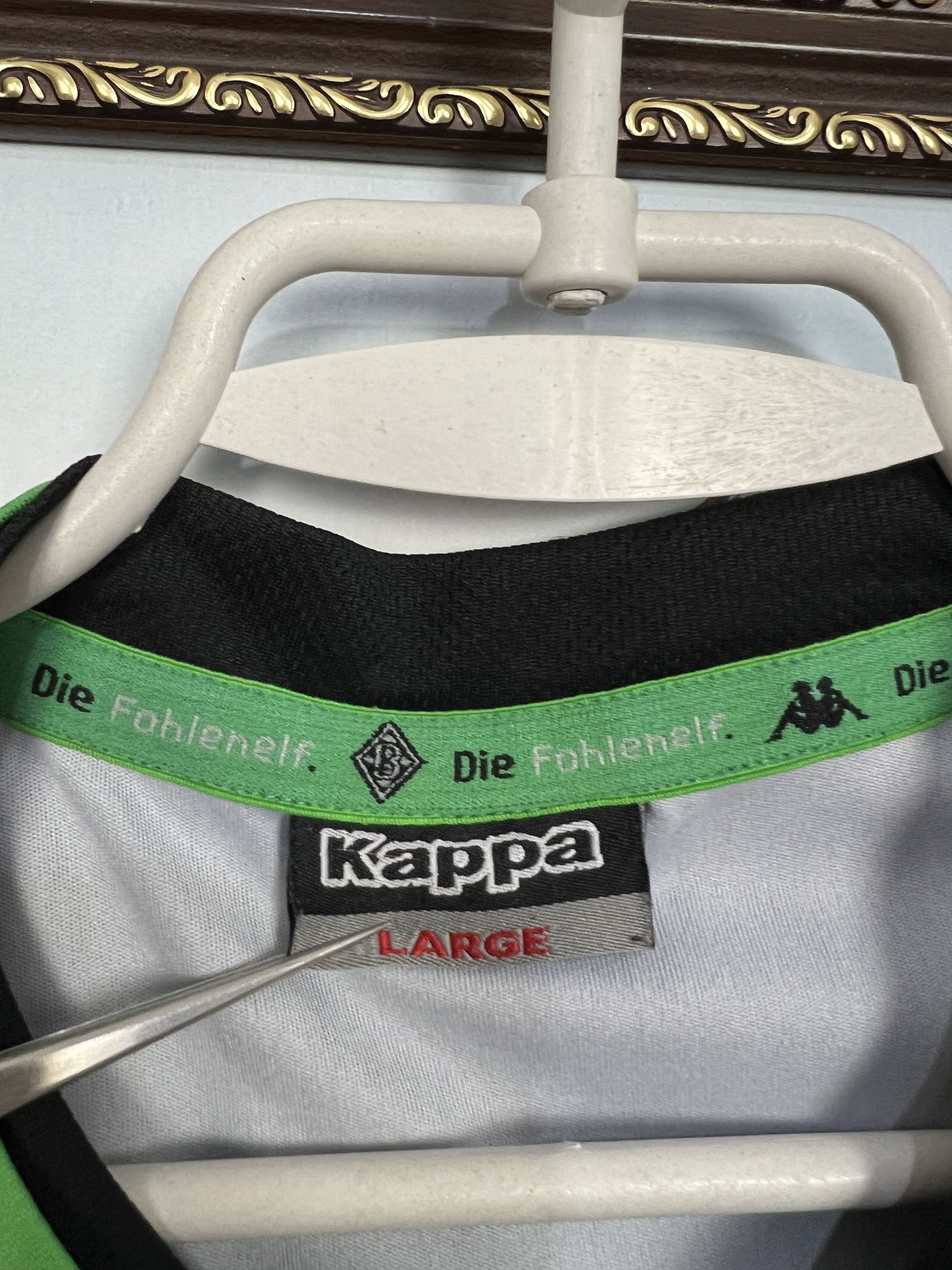 Kappa Monchengladbach Cup Shirt football shirt Soccer Jersey Size US L / EU 52-54 / 3 - 6 Thumbnail