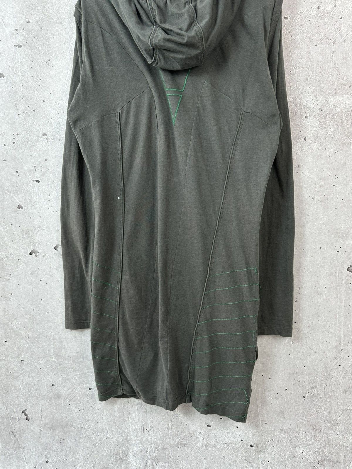 Diesel Vintage Diesel Embroidered Grey Full Zip Hooded Dress Size M / US 6-8 / IT 42-44 - 12 Thumbnail