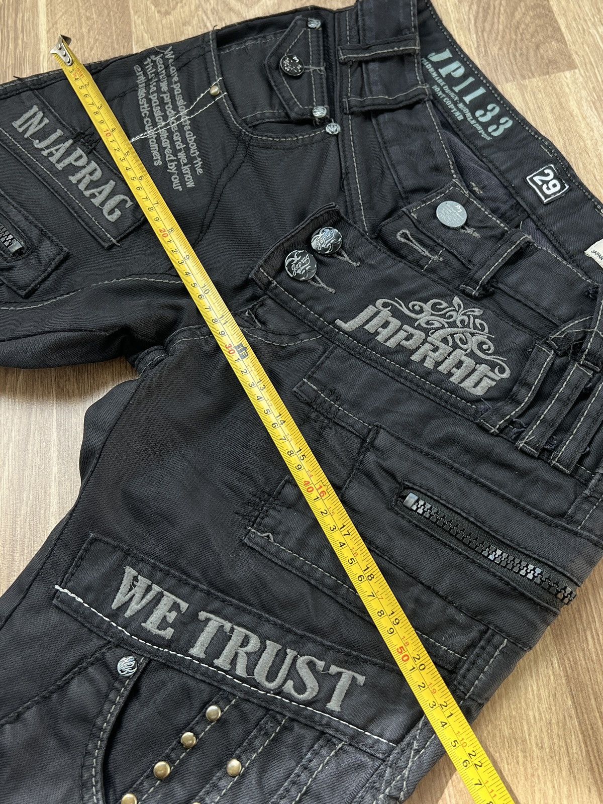Other Japrag Japan Design Jeans by Okishama Samoki Gray size 29 Size US 29 - 10 Thumbnail