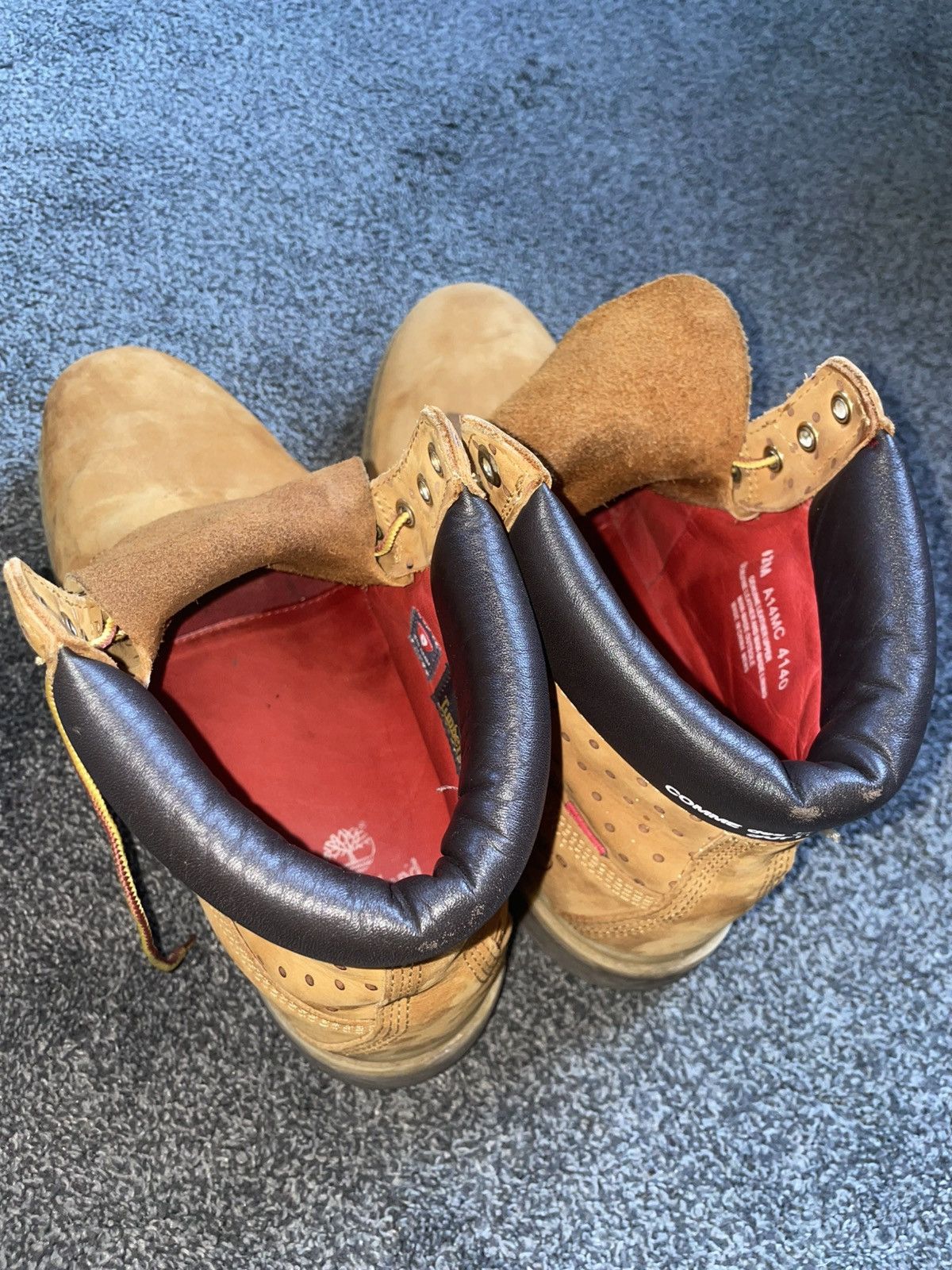 Timberland COMME des GARCONS x Supreme x 6 Inch 'Wheat' [3/12/15] Size US 12 / EU 45 - 5 Thumbnail