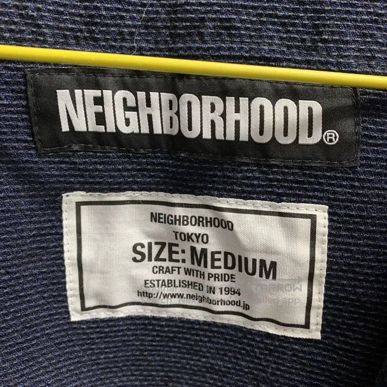 Neighborhood Neighborhood Indigo Dyed Sashiko Short Sleeve Jacket Size US M / EU 48-50 / 2 - 3 Thumbnail