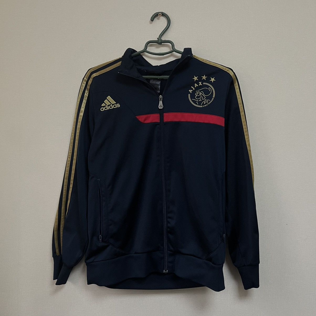 Adidas Adidas Ajax zip up Vintage Home soccer jersey boxy fit Size US M / EU 48-50 / 2 - 1 Thumbnail