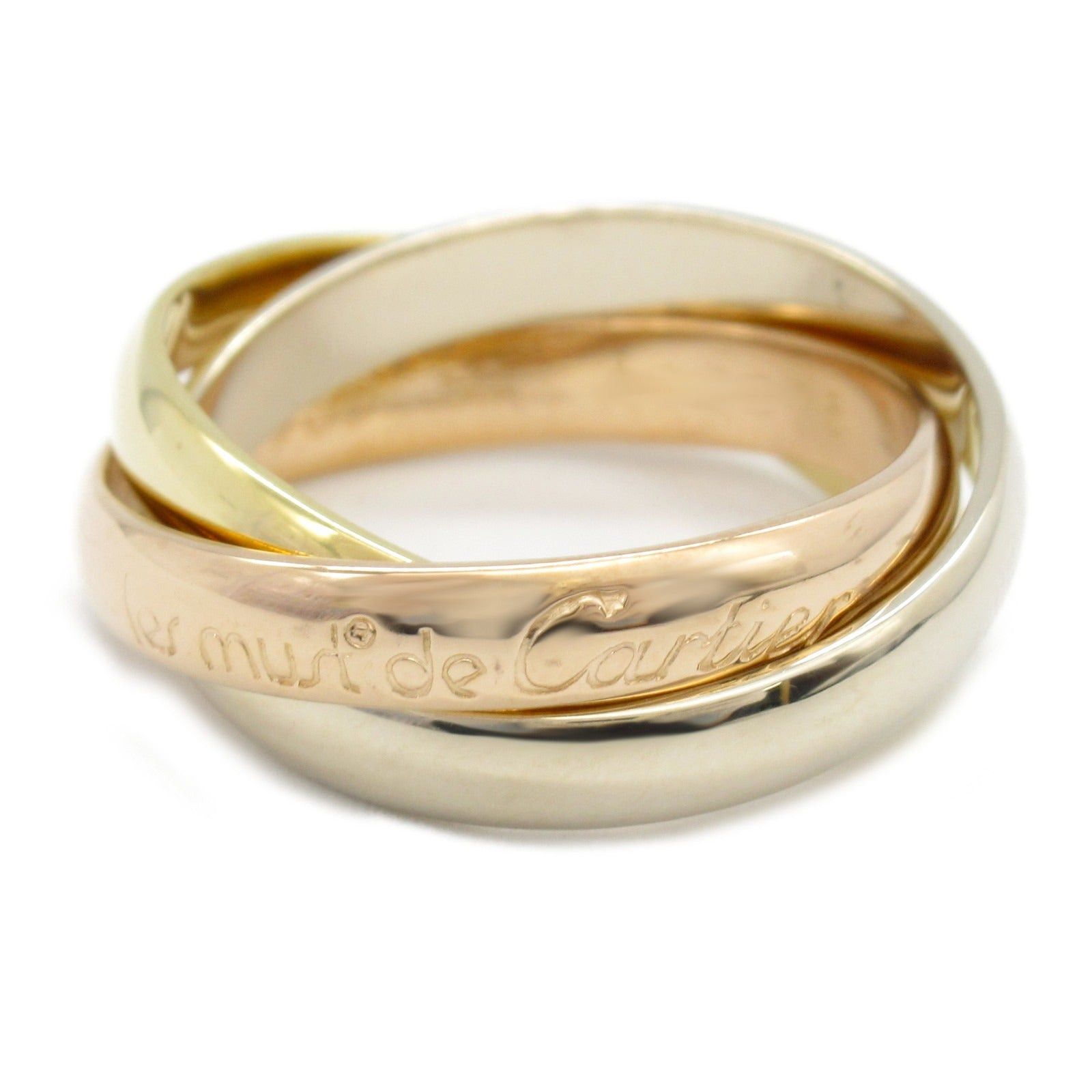 Cartier Cartier Trinity Ring K18 (Yellow Gold) K18Wg (White (Pink Gold Size ONE SIZE - 1 Thumbnail