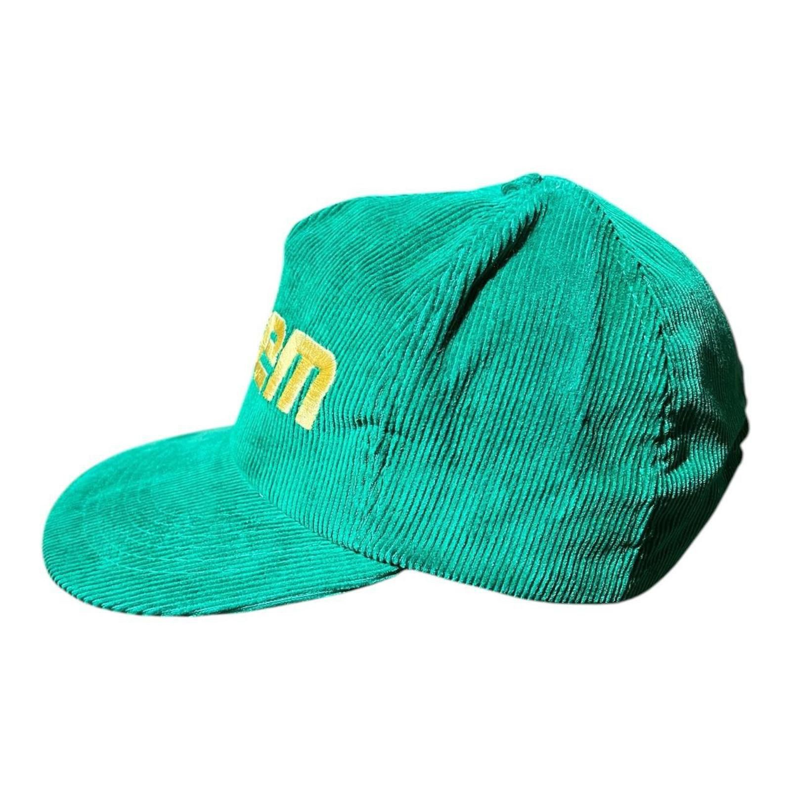 Designer Vintage Salem Cigarettes Green Corduroy Snapback Hat Size ONE SIZE - 2 Thumbnail