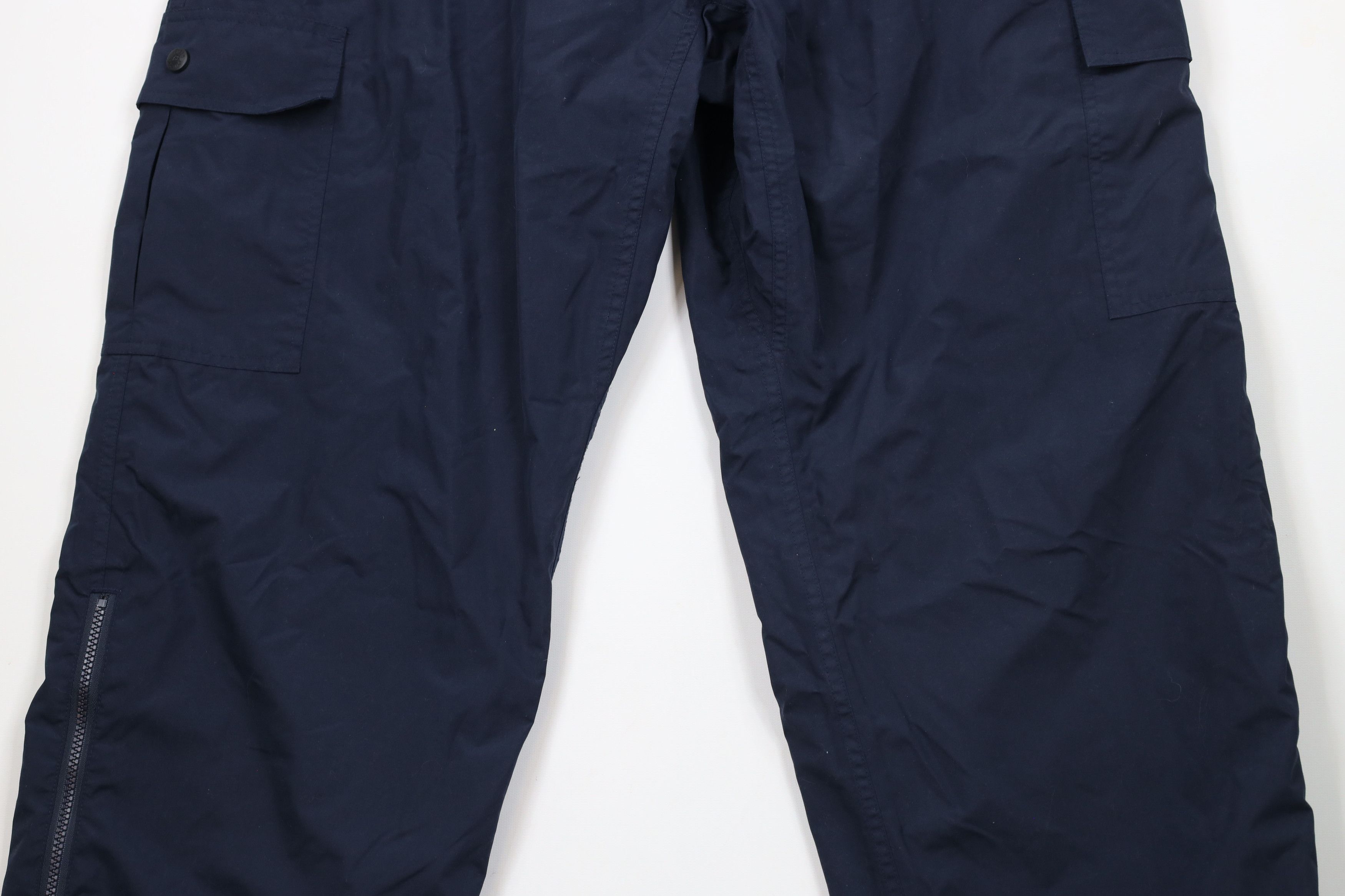 Vintage Vintage 90s Streetwear Waterproof Wide Leg Rain Pants Blue Size US 36 / EU 52 - 3 Thumbnail