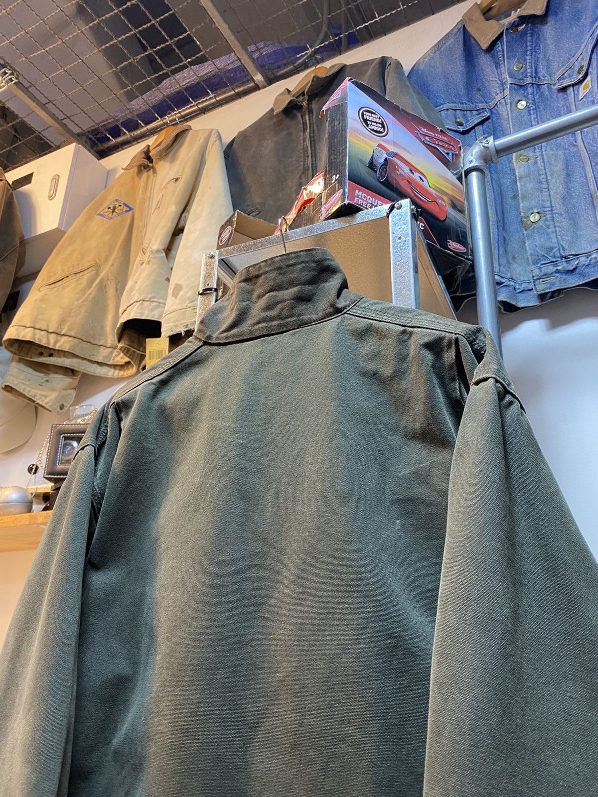Carhartt Rare Vintage Carhartt Detroit Jacket MOS Green Size US XL / EU 56 / 4 - 4 Thumbnail