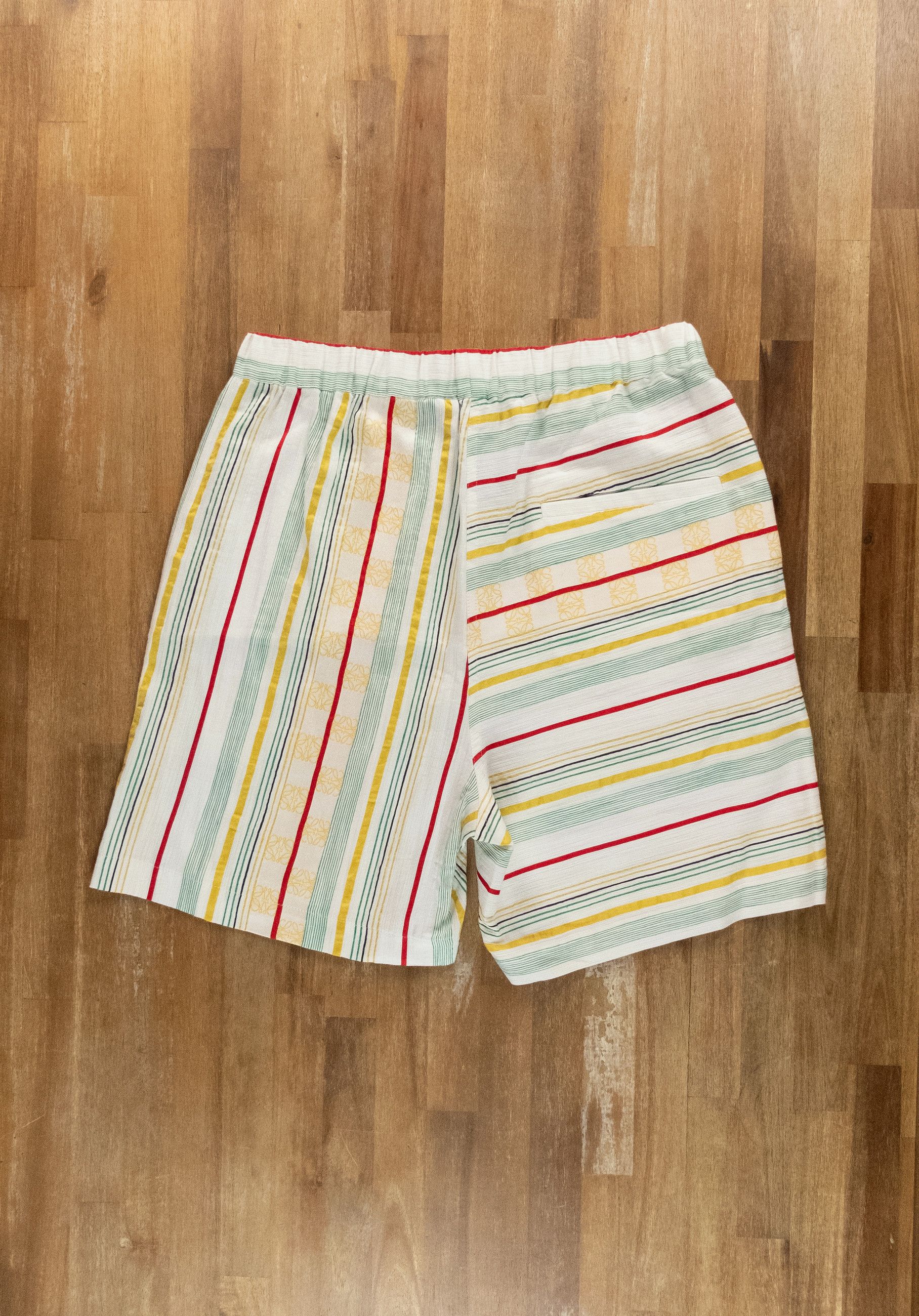 Loewe LOEWE x PAULA'S IBIZA stripe workwear cotton linen shorts Size 30" / US 8 / IT 44 - 11 Thumbnail