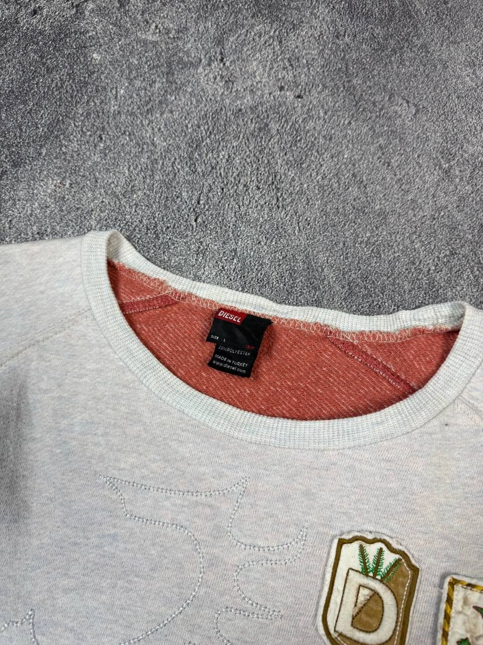 Diesel Y2K Diesel 2000s Designer Sweatshirt Vintage Size US L / EU 52-54 / 3 - 8 Thumbnail