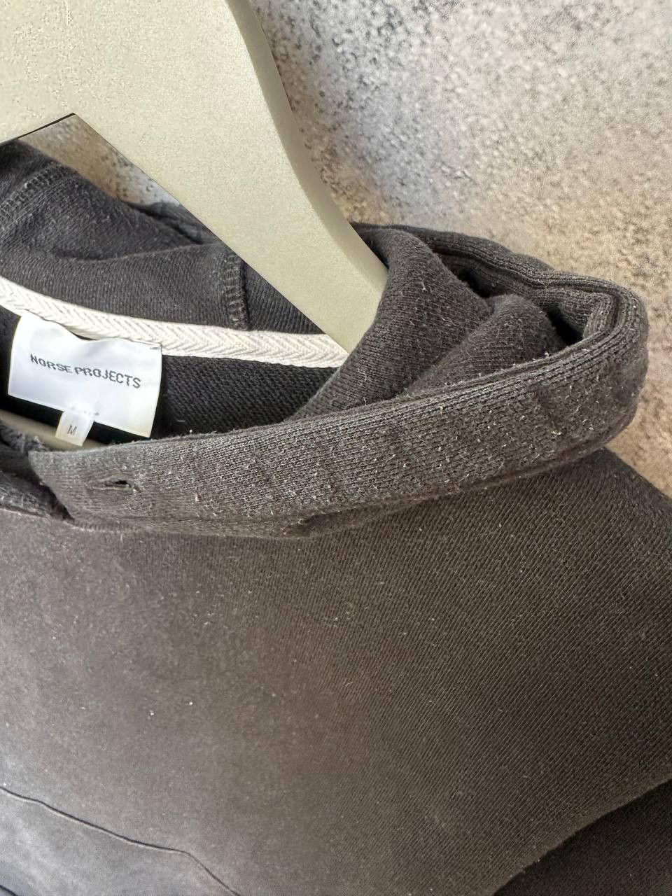 Norse Projects Norse Projects Vagn Classic Faded Hoodie Cotton Black LS Size US M / EU 48-50 / 2 - 10 Thumbnail