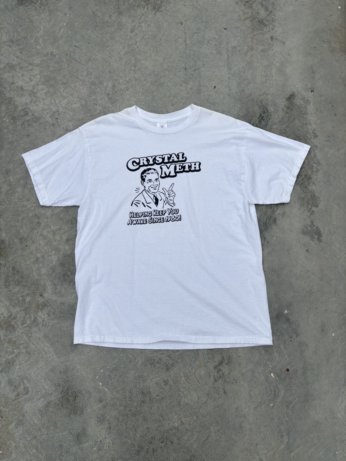 Vintage 90s Crystal Meth Drug T Shirt
